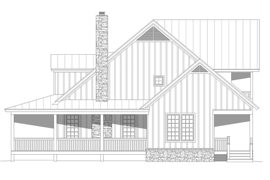 196-1252: Home Plan Right Elevation