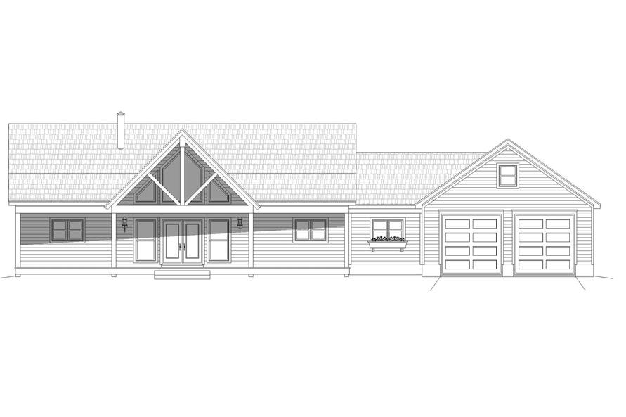196-1261: Home Plan Front Elevation
