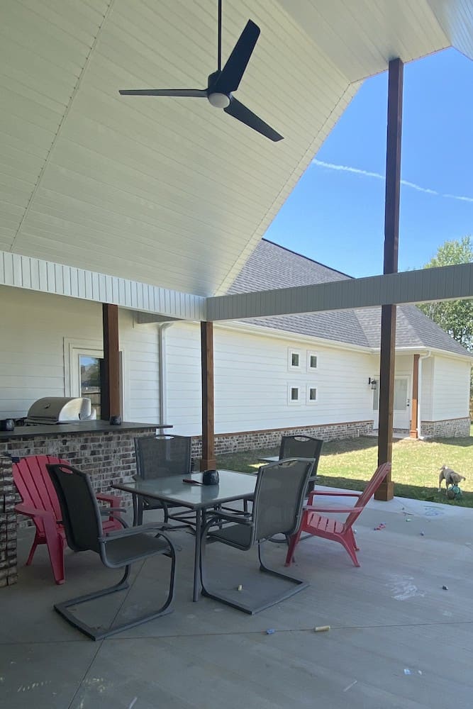 Patio of this 6-Bedroom,5400 Sq Ft Plan -196-1272