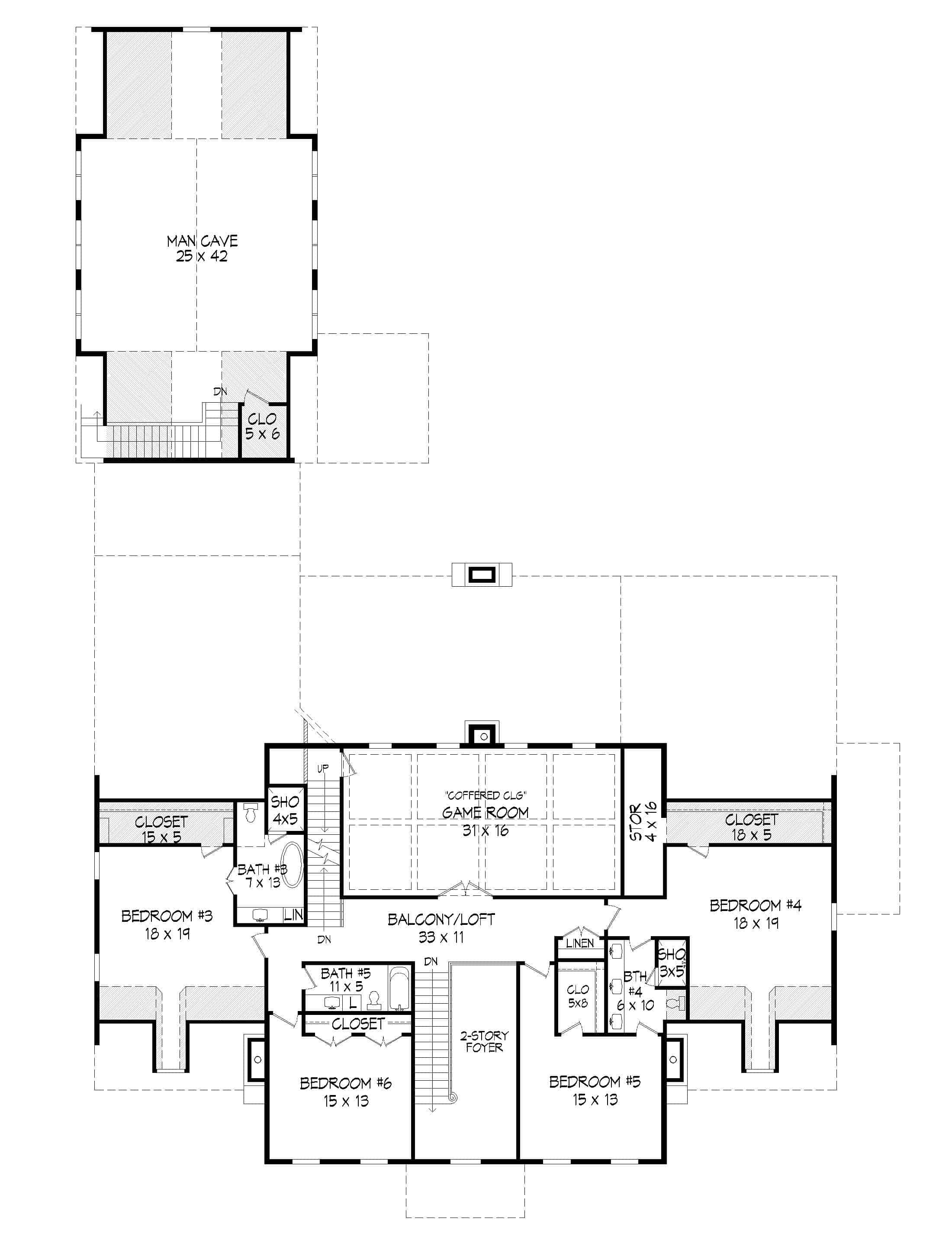 Upper Level of Mediterranean Plan #196-1273