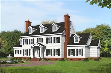 5-Bedroom, 7200 Sq Ft Georgian Home - Plan #196-1273 - Main Exterior