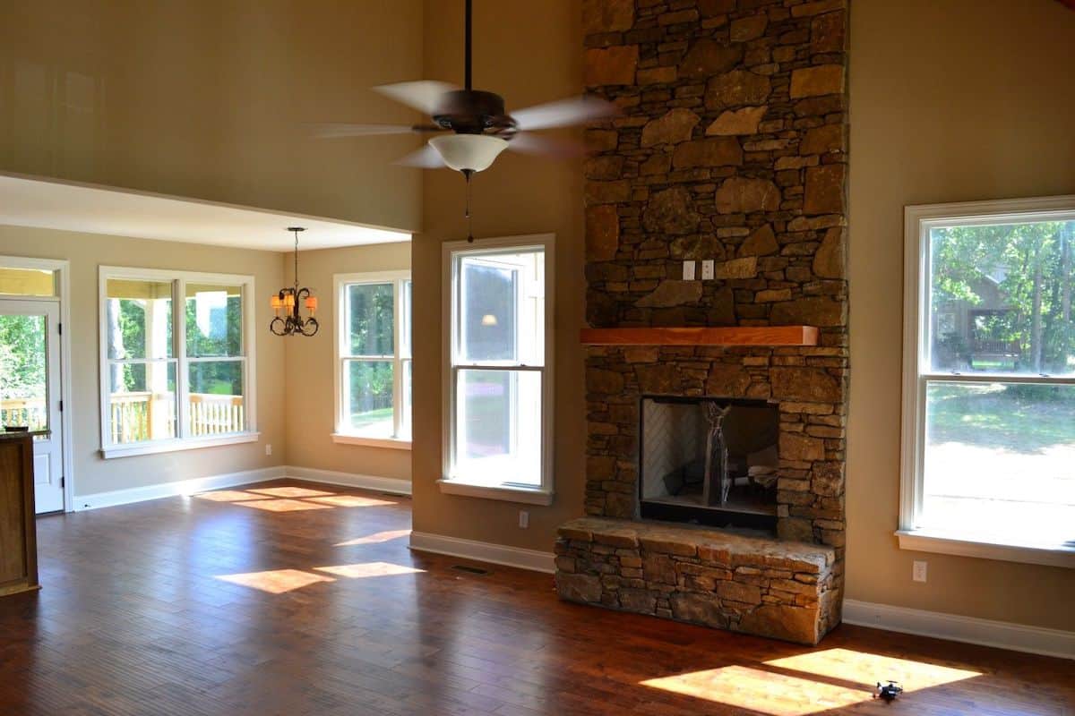 Great Room: Fireplace of this 3-Bedroom,1972 Sq Ft Plan -196-1277