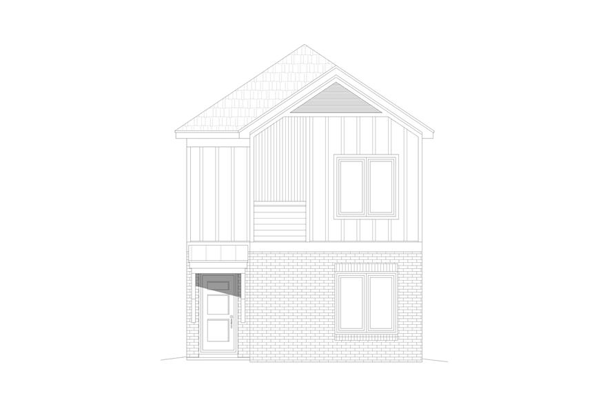196-1278: Home Plan Front Elevation