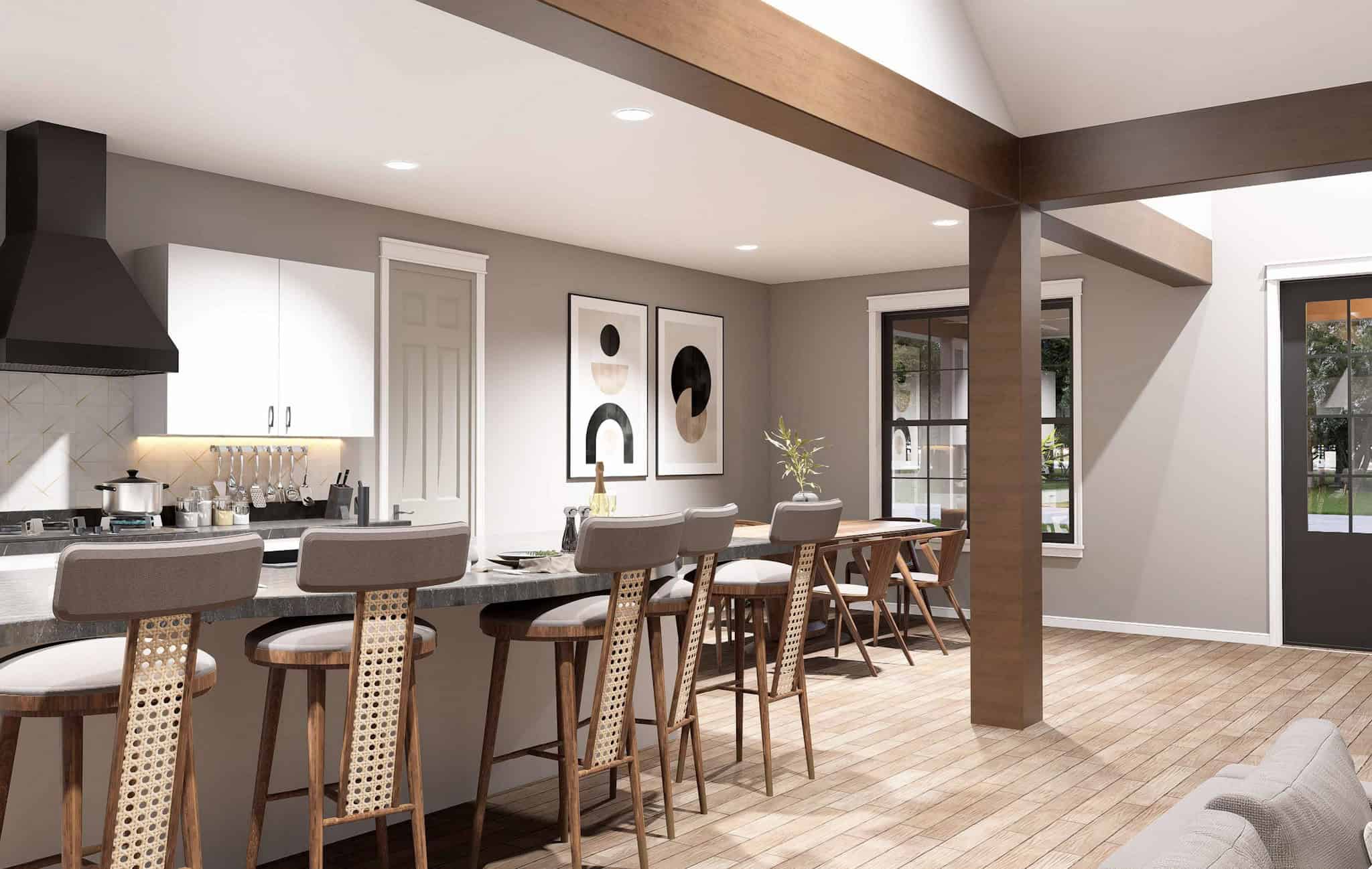 Kitchen of this 3-Bedroom,2496 Sq Ft Plan -196-1847