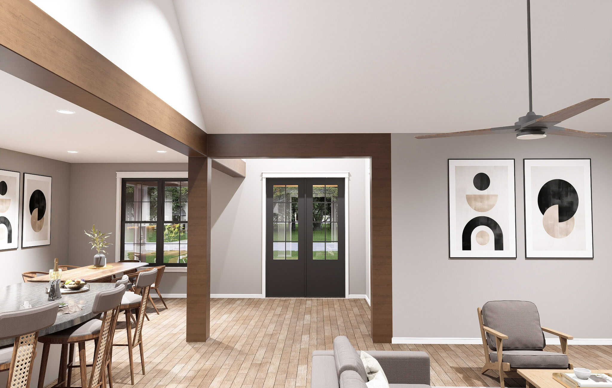 Entry Hall: Foyer of this 3-Bedroom,5160 Sq Ft Plan -196-1856