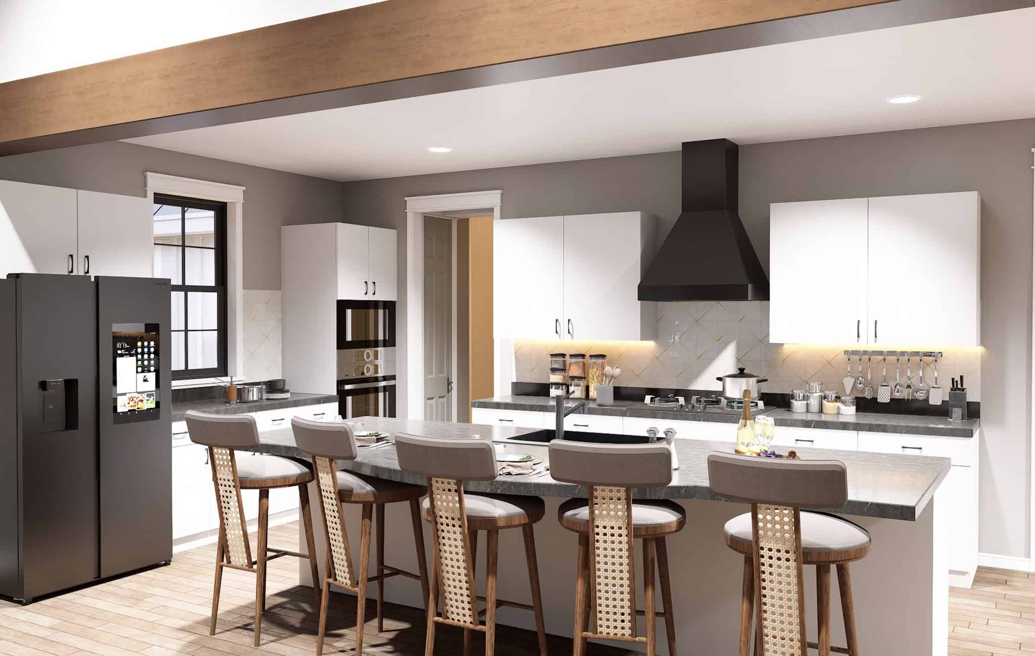 Kitchen of this 3-Bedroom,5160 Sq Ft Plan -196-1856