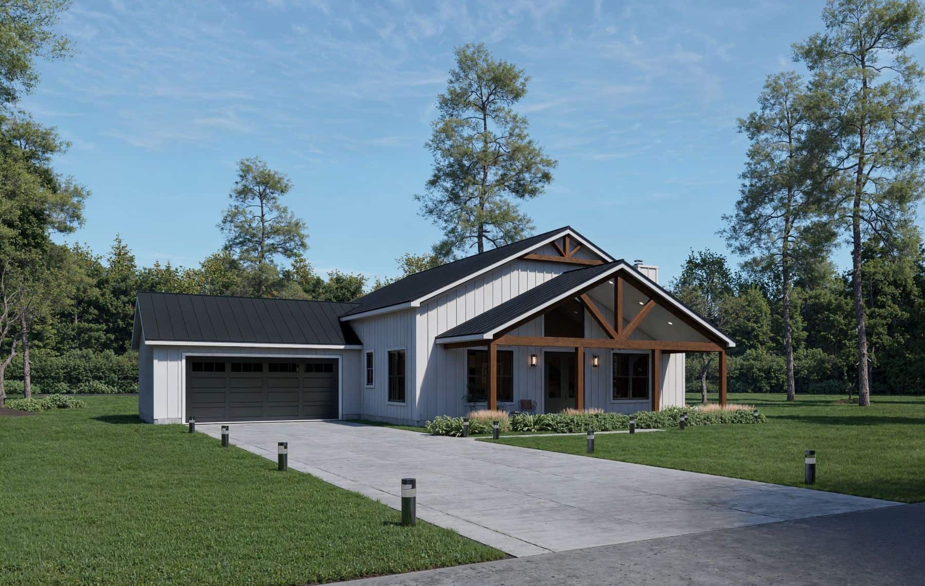 Left Side View of this 3-Bedroom,2863 Sq Ft Plan -196-1858