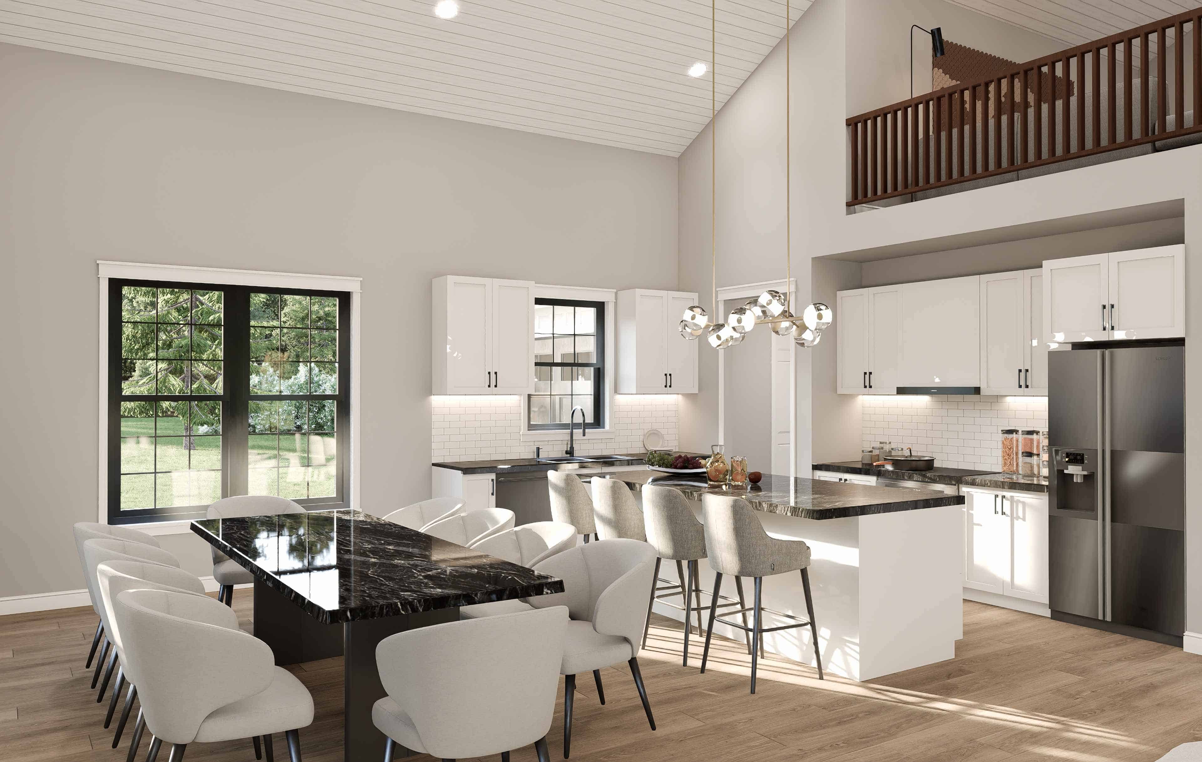 Kitchen of this 3-Bedroom,2863 Sq Ft Plan -196-1858