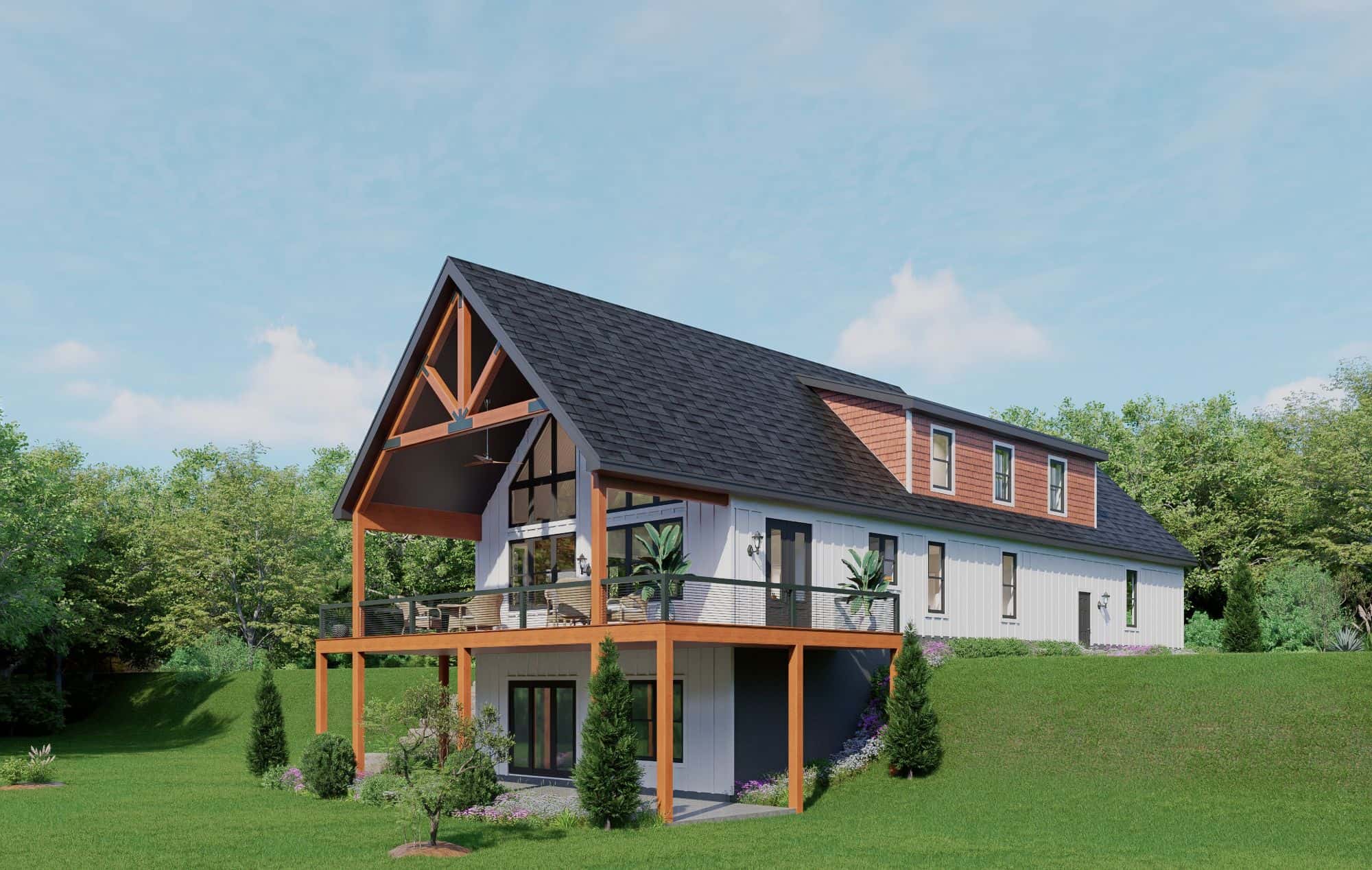 Home Exterior Photograph of this 3-Bedroom,2124 Sq Ft Plan -196-1861