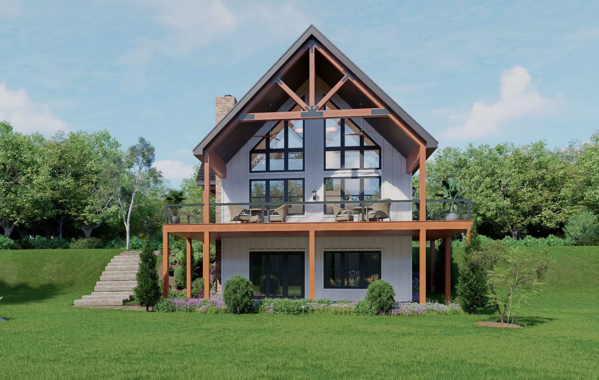 Home Exterior Photograph of this 3-Bedroom,2124 Sq Ft Plan -196-1861