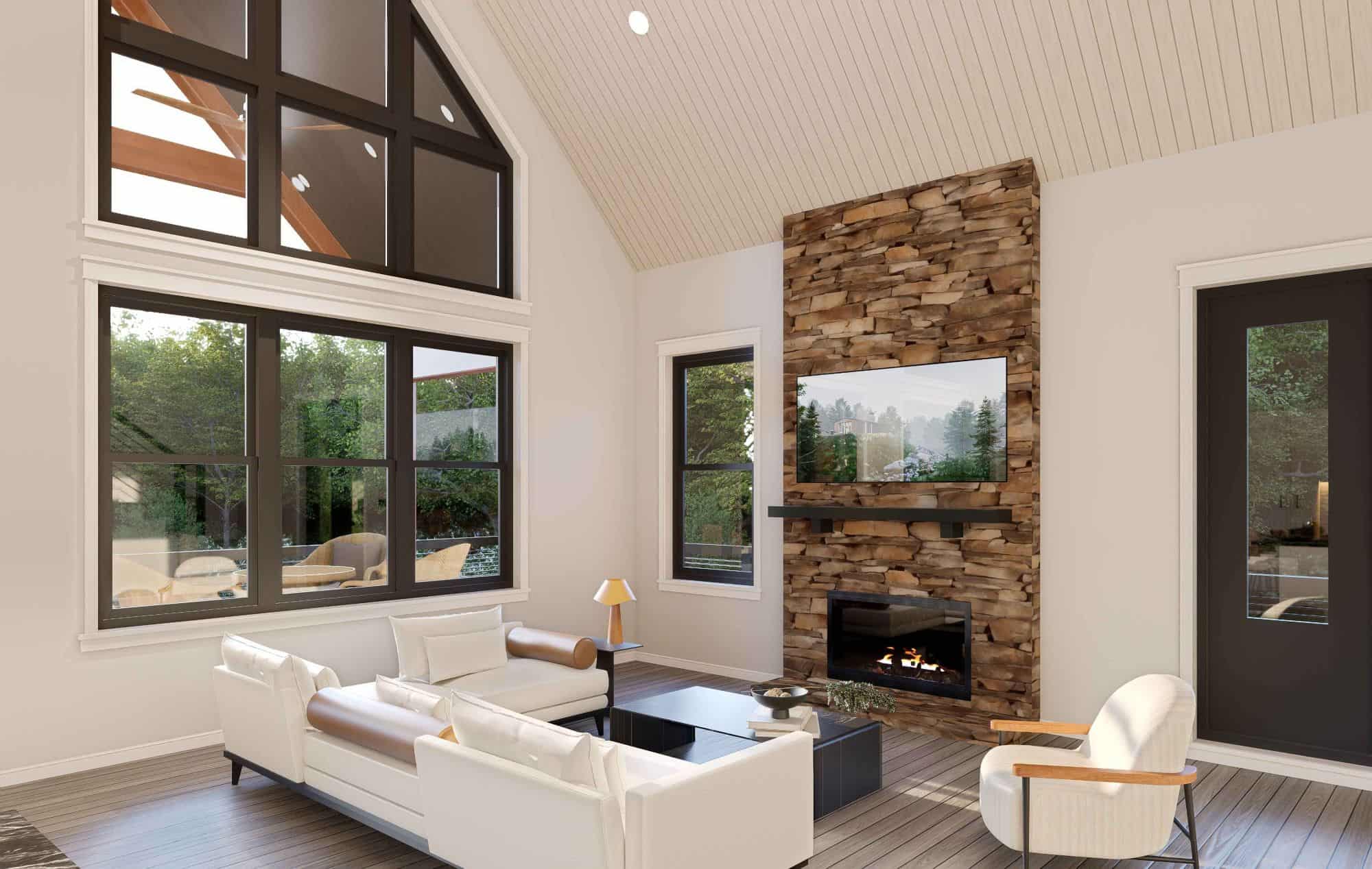 Living Room of this 3-Bedroom,2124 Sq Ft Plan -196-1861