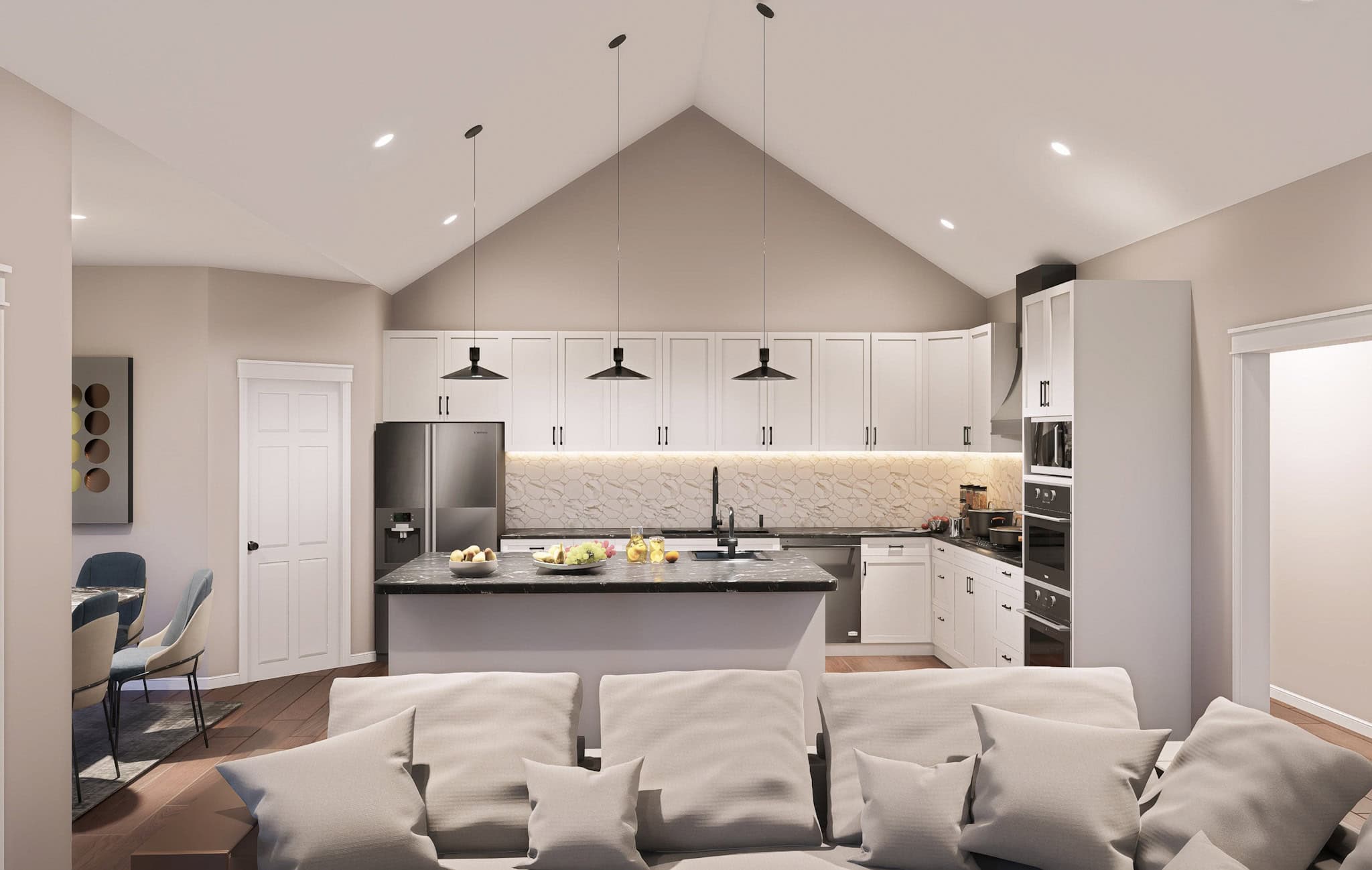 Kitchen of this 4-Bedroom,3136 Sq Ft Plan -196-1867