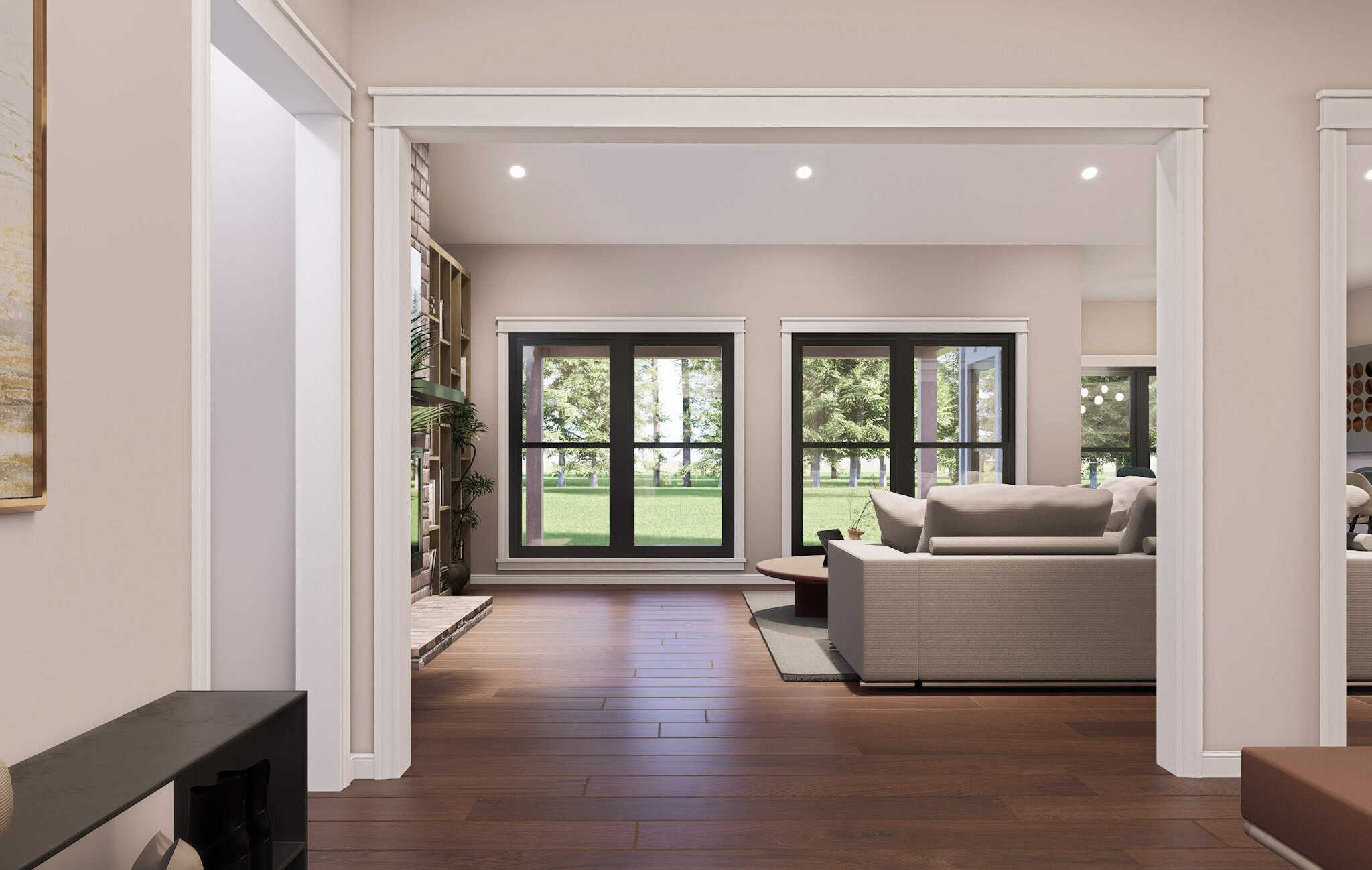 Entry Hall of this 4-Bedroom,3136 Sq Ft Plan -196-1867