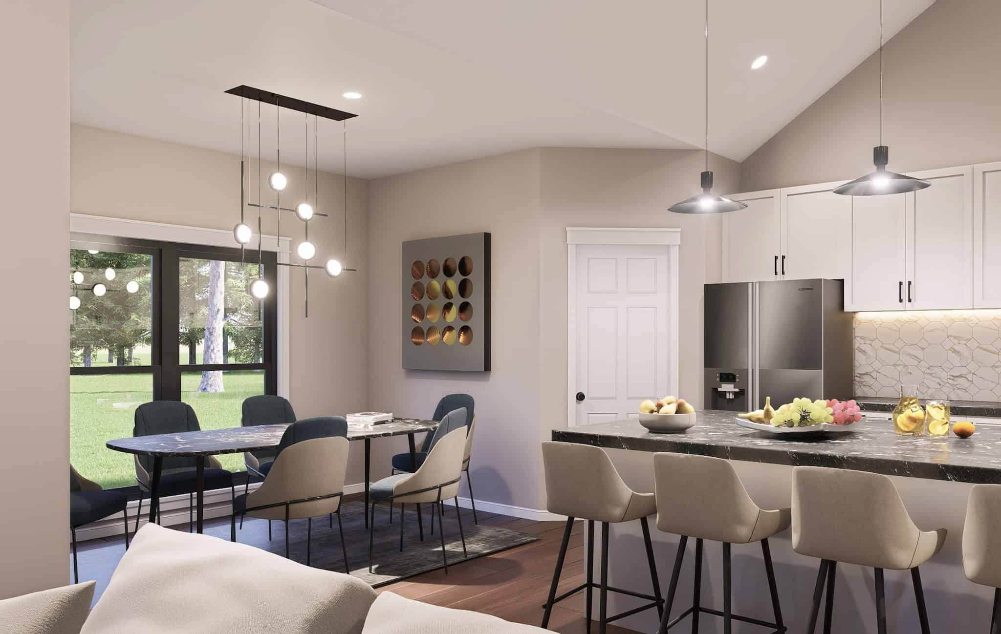 Dining Room of this 4-Bedroom,3136 Sq Ft Plan -196-1867