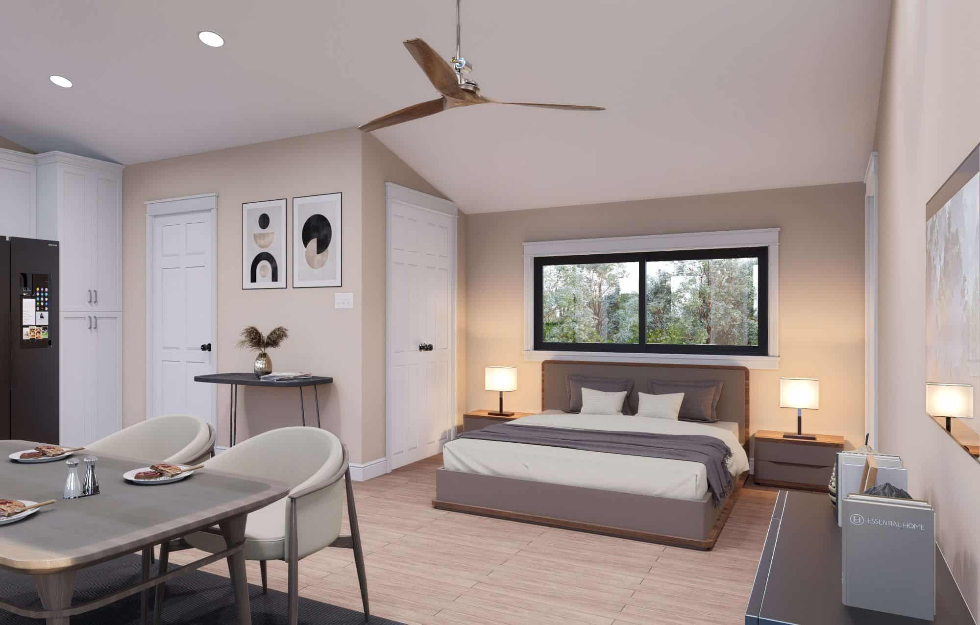 Bedroom of this 1-Bedroom,1 Sq Ft Plan -196-1869