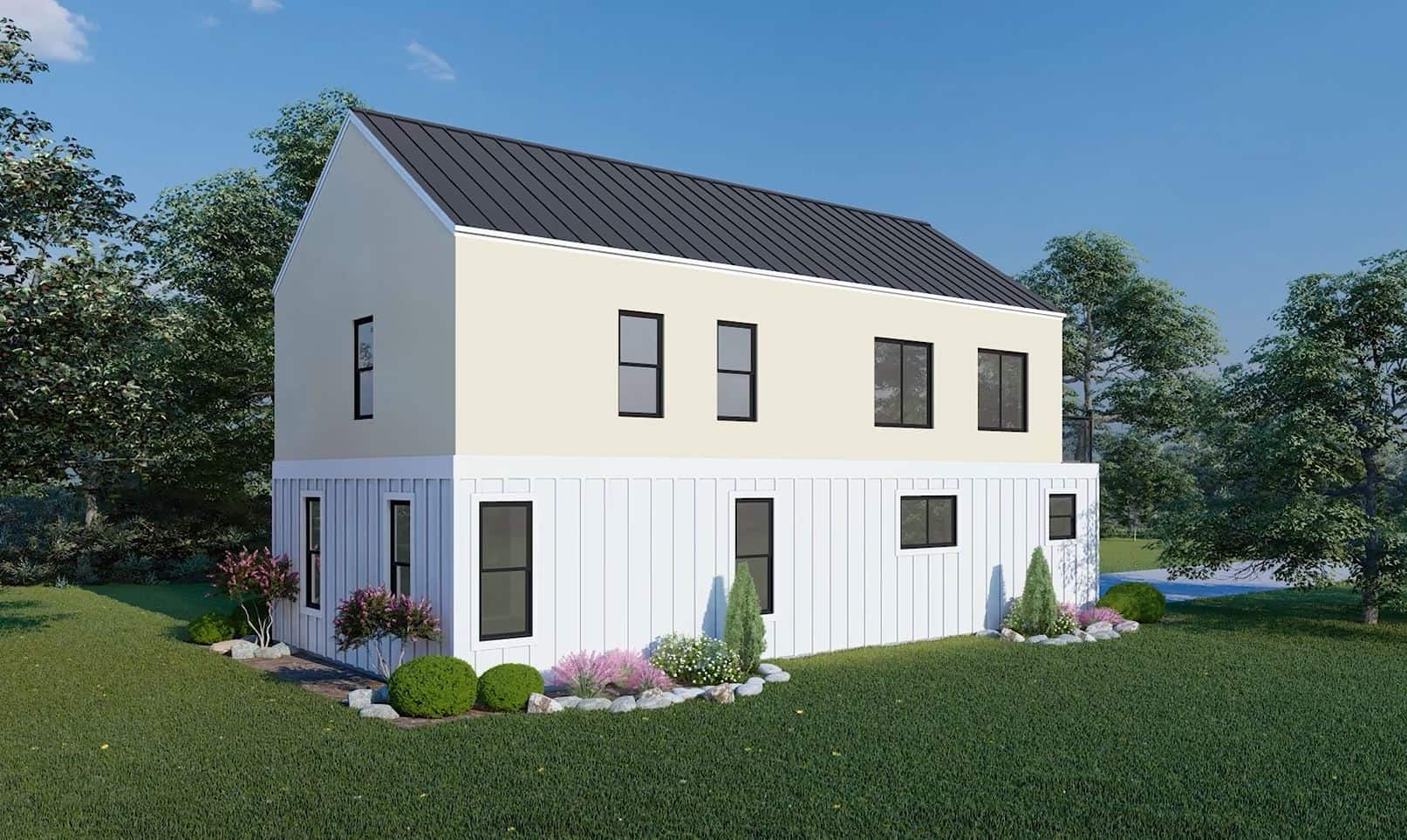 Left Side View of this 2-Bedroom,1515 Sq Ft Plan -196-1876