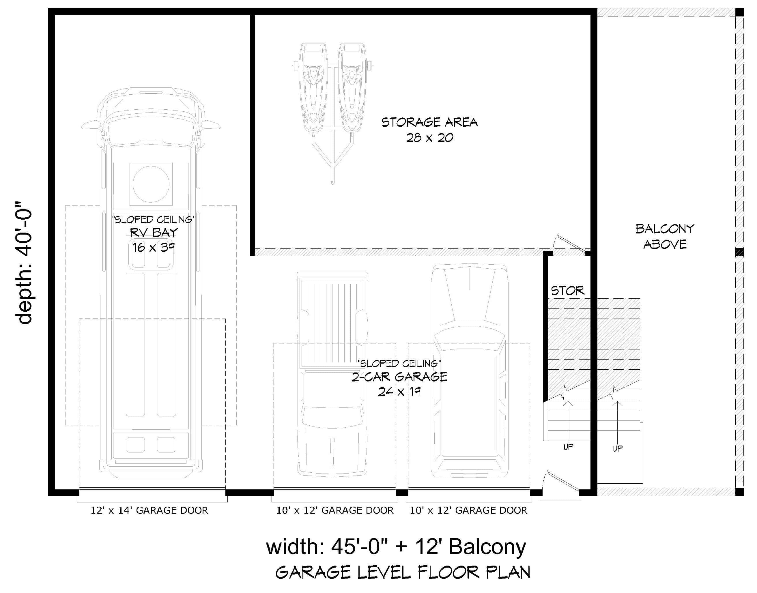 Garage of Garage Plan #196-1877