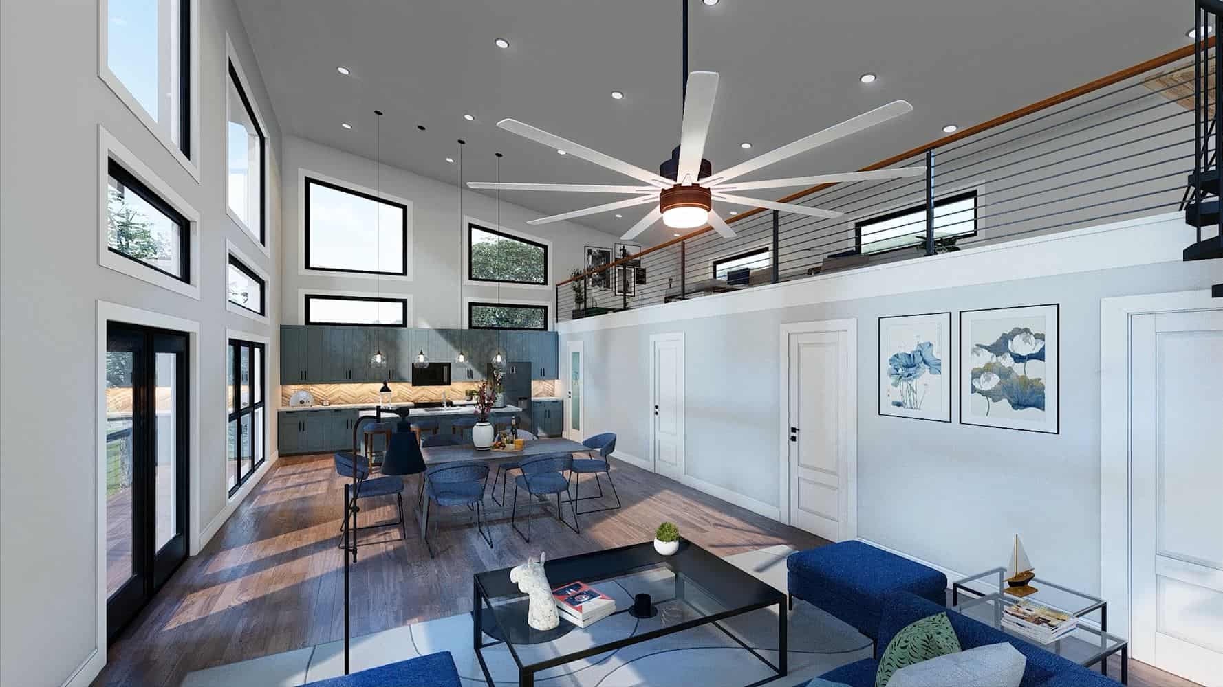 Living Room of this 3-Bedroom,2562 Sq Ft Plan -196-1881