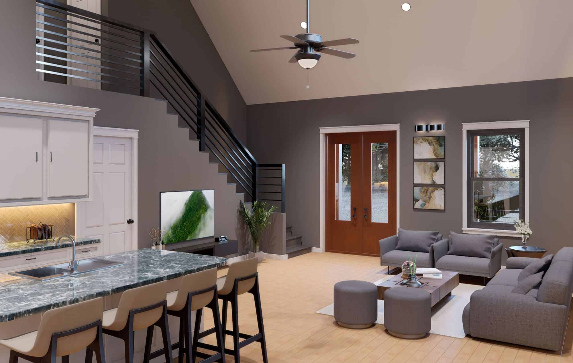 Great Room of this 4-Bedroom,2912 Sq Ft Plan -196-1888