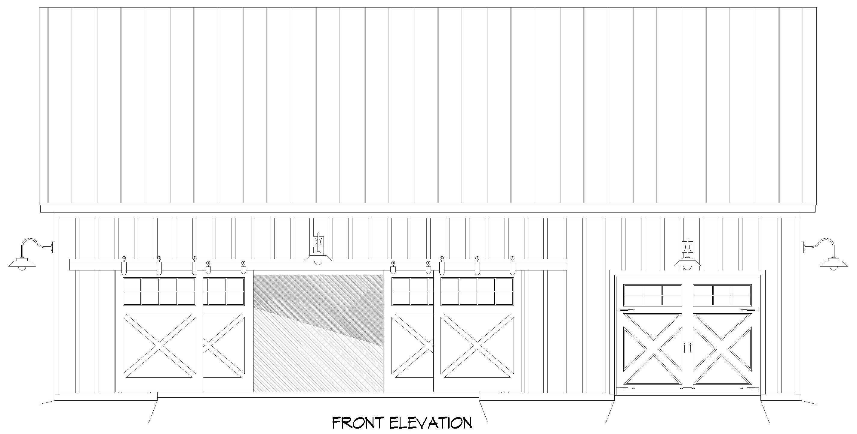 Home Plan Front Elevation of this 0-Bedroom,1 Sq Ft Plan -196-1891