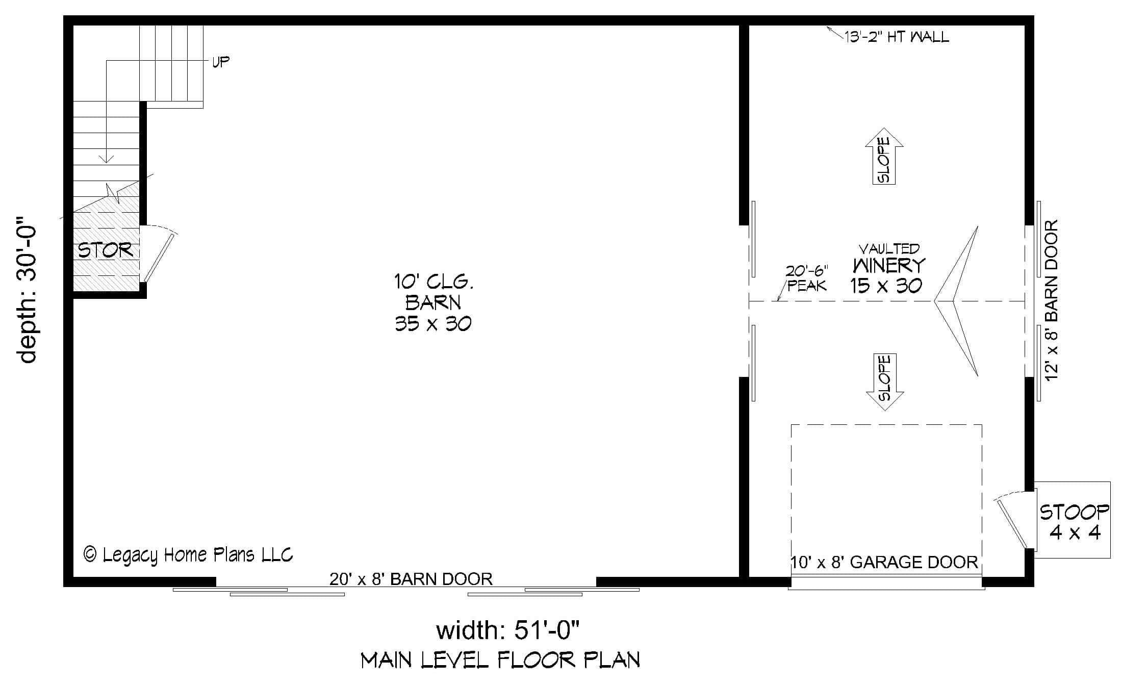 Garage of Garage w/Apartments Plan #196-1891