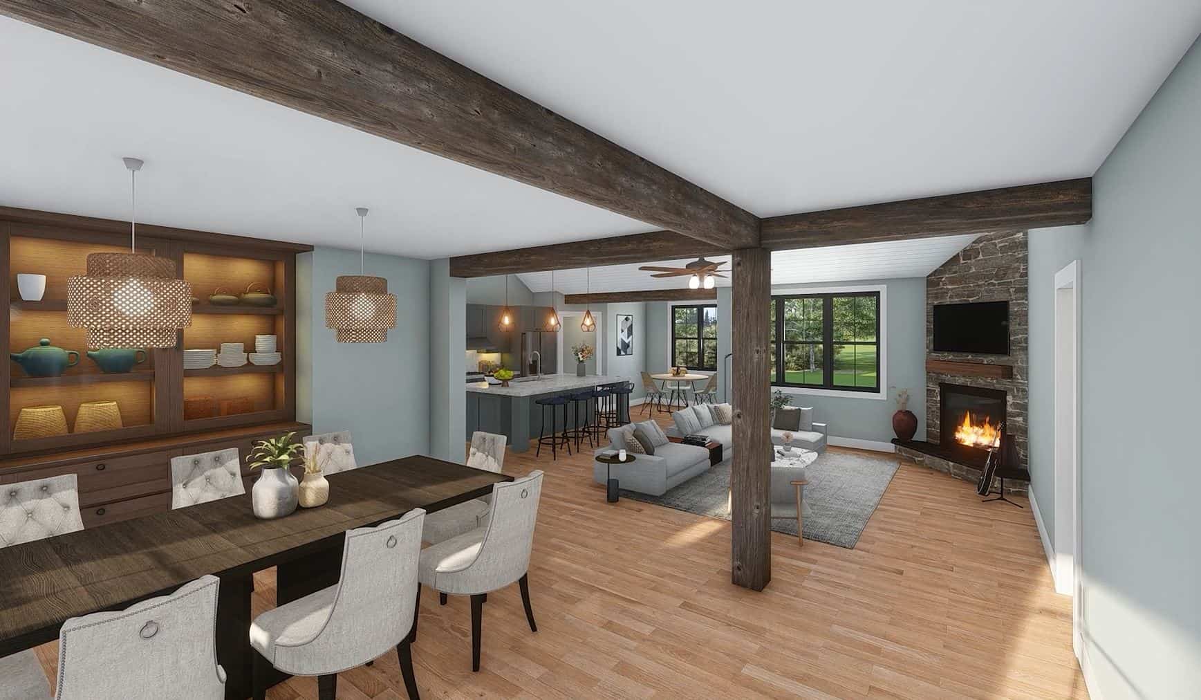 Dining Room of this 3-Bedroom,2140 Sq Ft Plan -196-1900