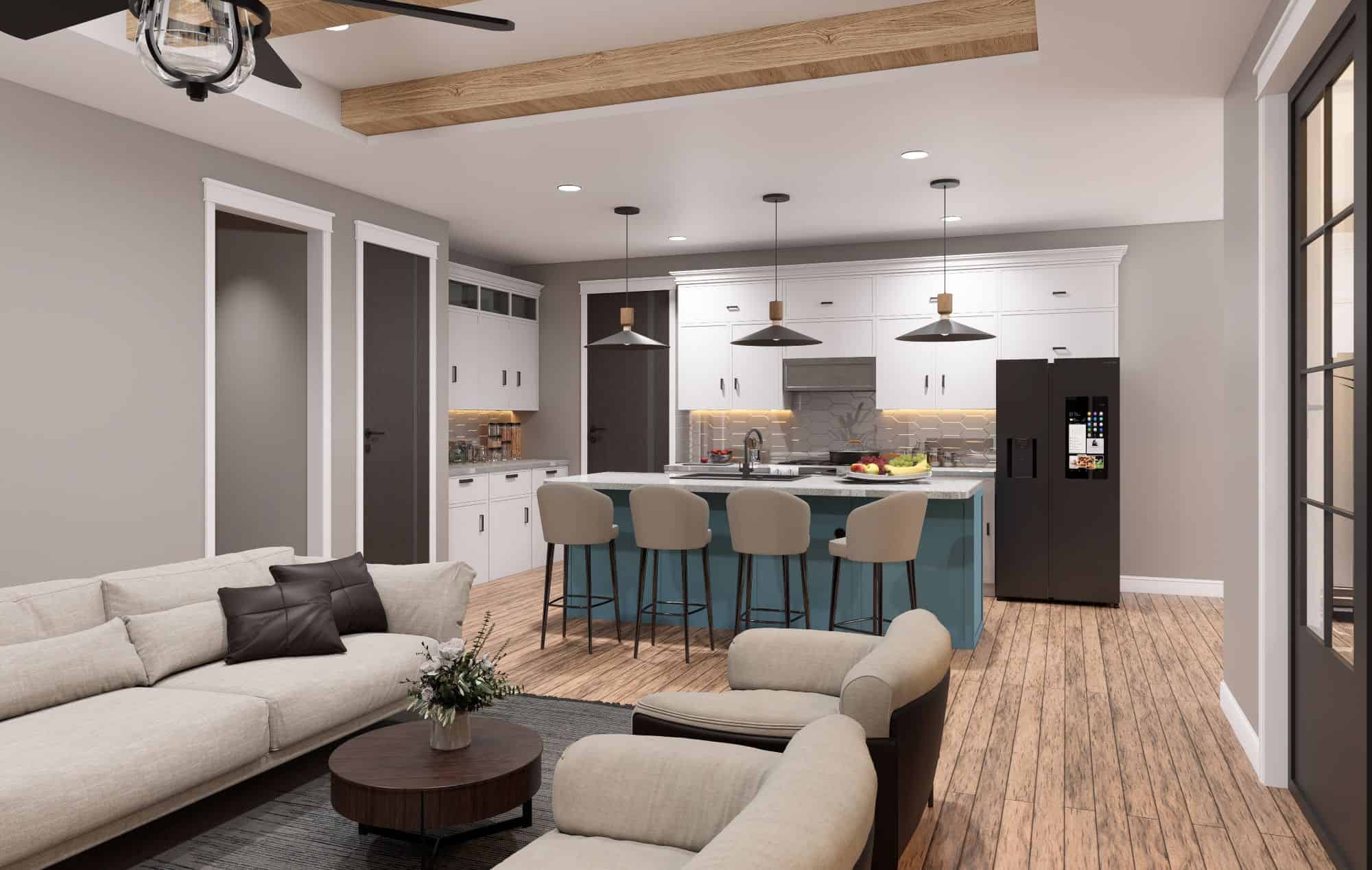 Kitchen of this 5-Bedroom,3472 Sq Ft Plan -196-1901