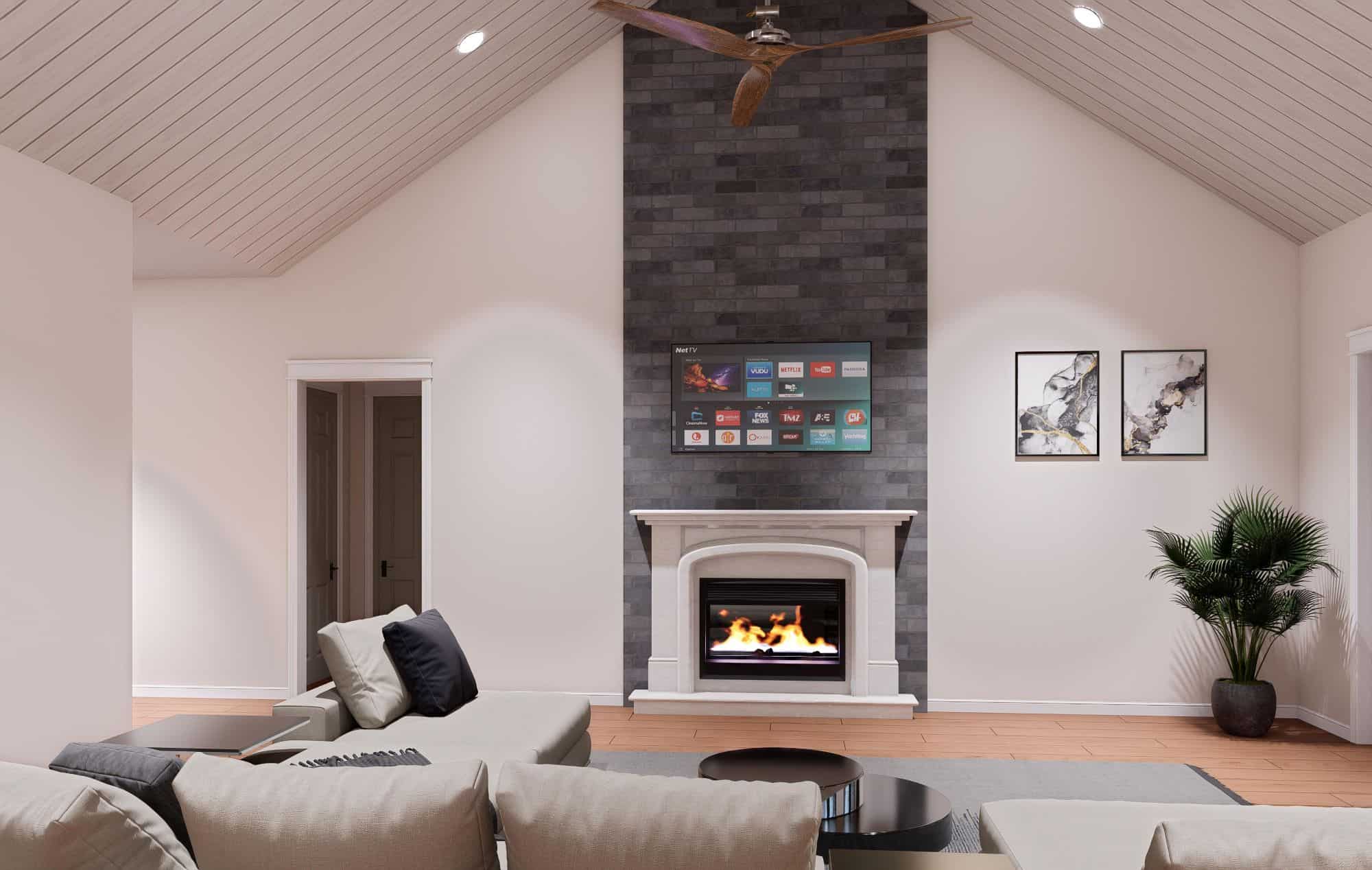 Living Room of this 3-Bedroom,2227 Sq Ft Plan -196-1902