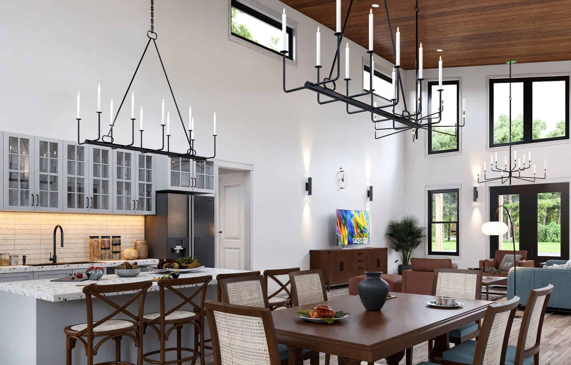 Dining Room of this 3-Bedroom,2010 Sq Ft Plan -196-1905