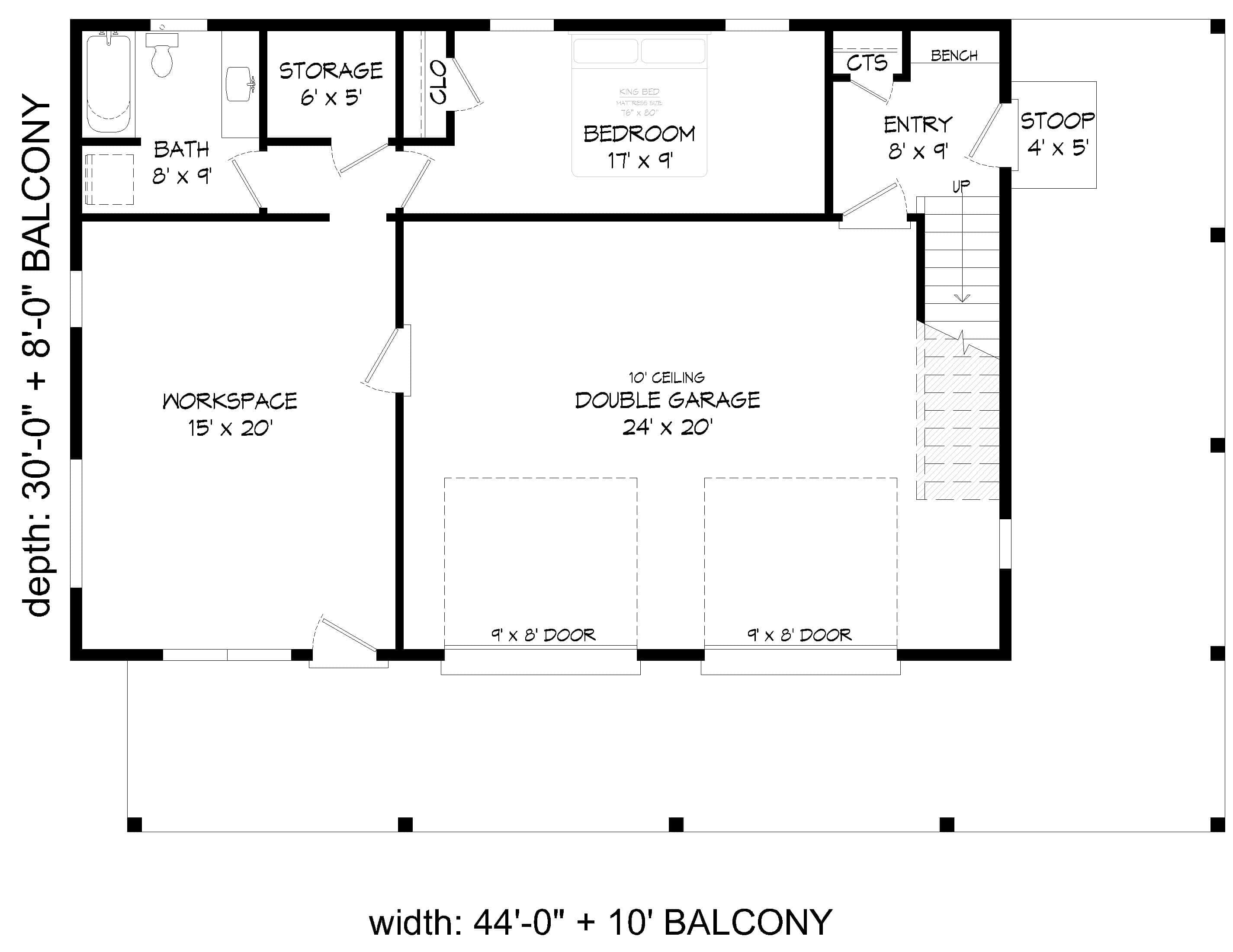 Main Level of Coastal Plan #196-1925