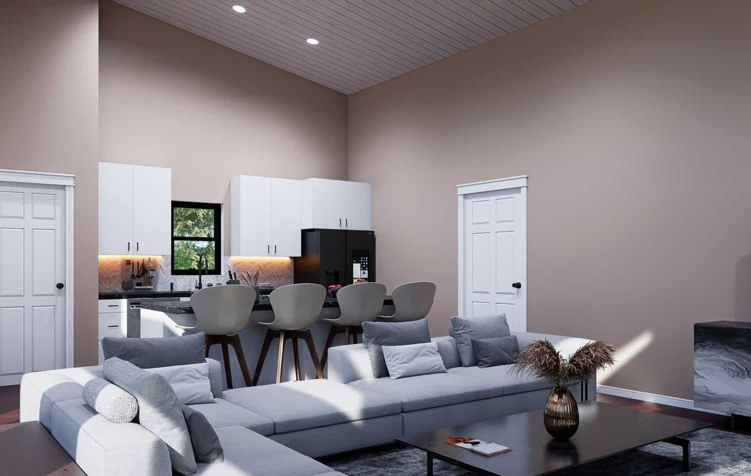 Game Room of this 1-Bedroom,986 Sq Ft Plan -196-1930