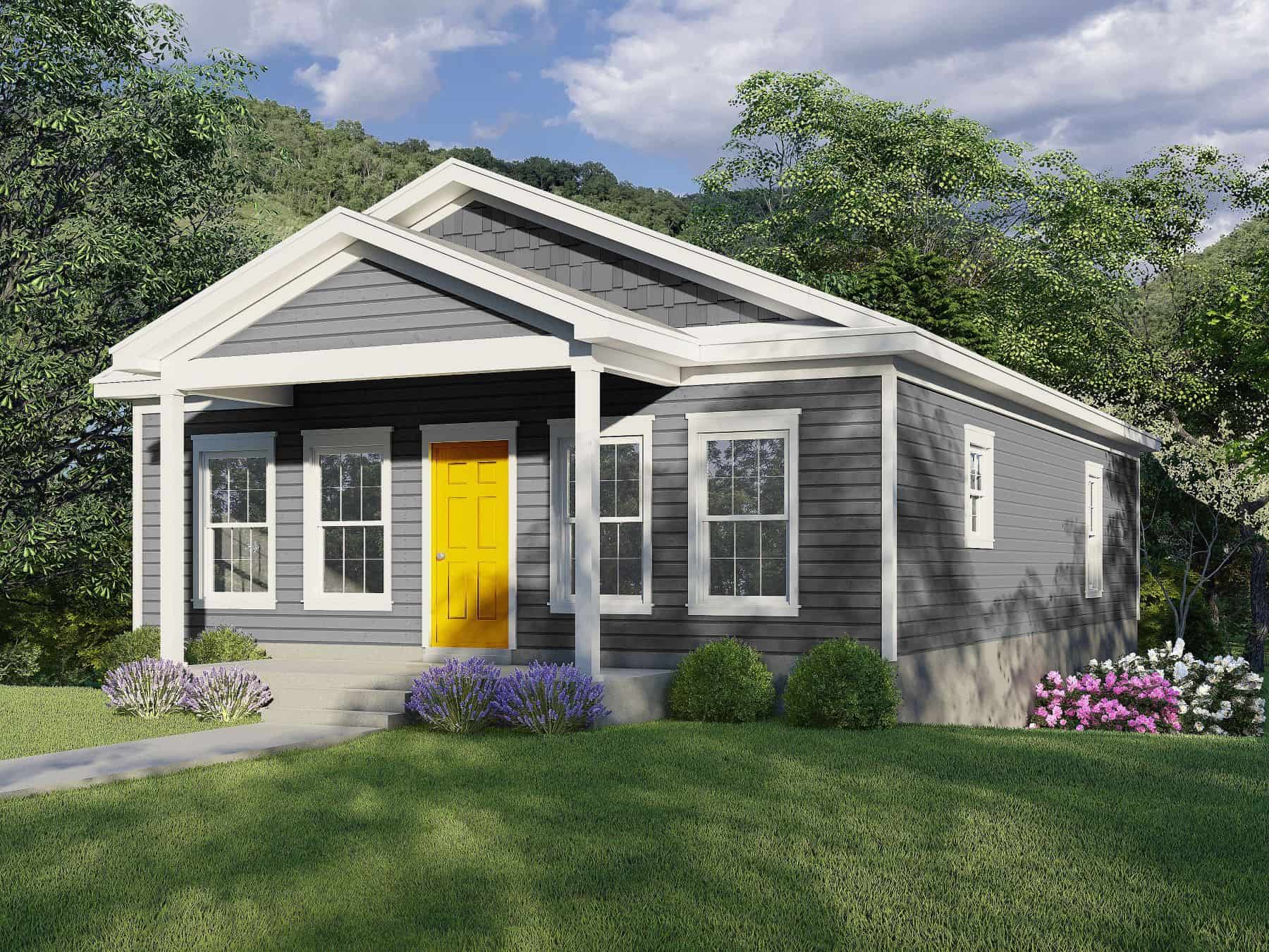 Front View of this 3-Bedroom,1273 Sq Ft Plan -196-1939