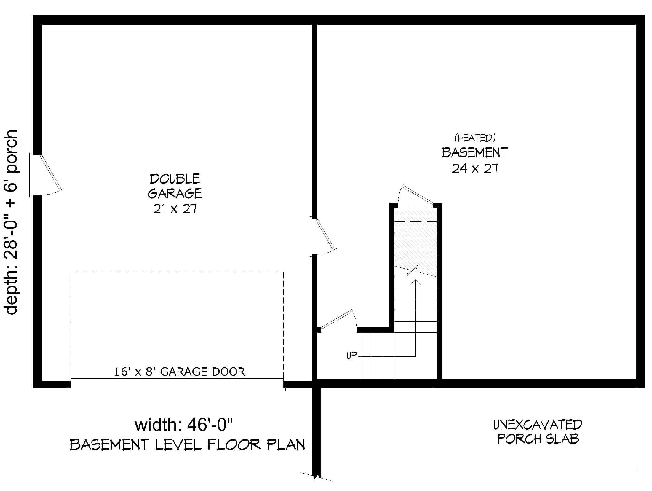Basement of French Plan #196-1940