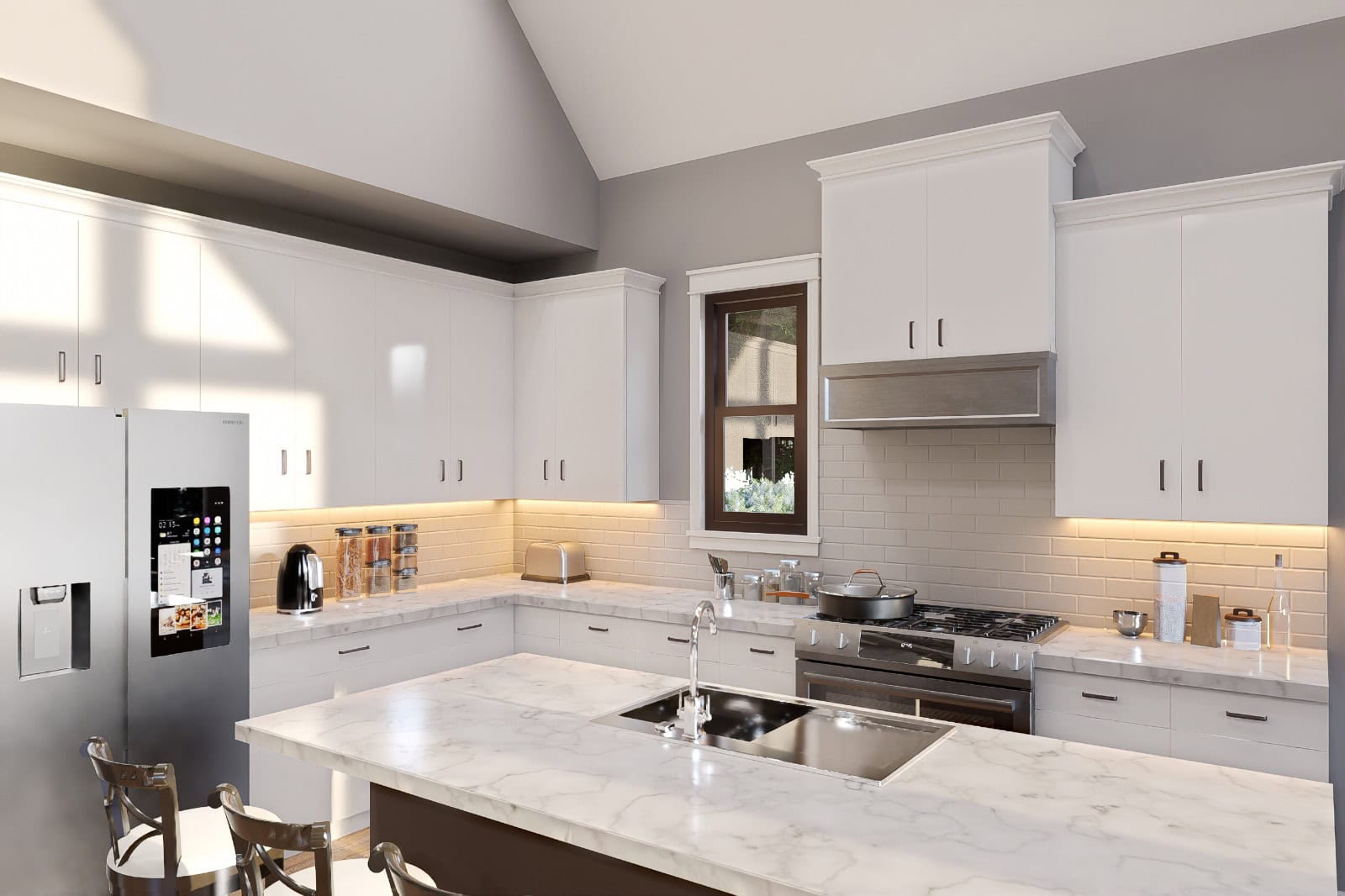 Kitchen: Kitchen Island of this 2-Bedroom,1765 Sq Ft Plan -196-1941