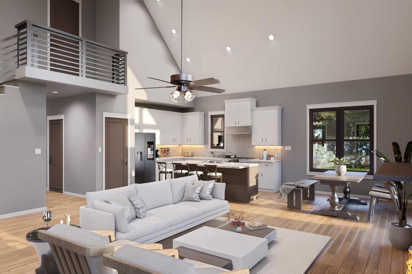 Home Interior Photograph of this 2-Bedroom,1765 Sq Ft Plan -196-1941