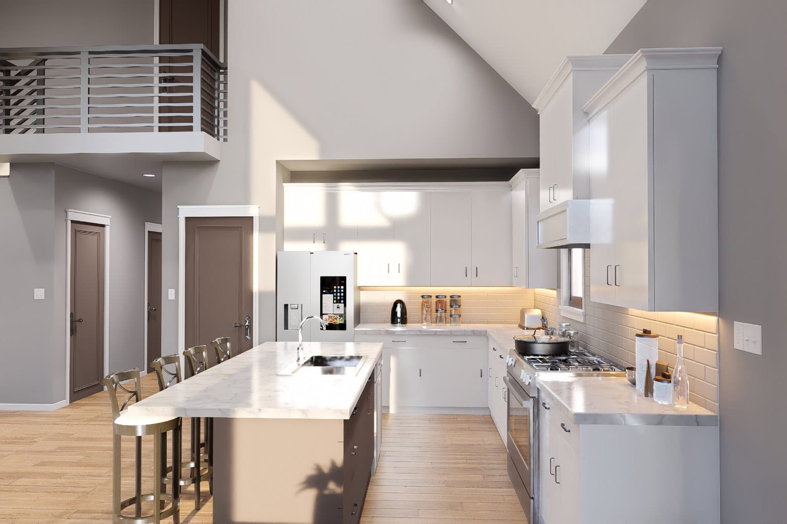 Kitchen: Kitchen Island of this 2-Bedroom,1765 Sq Ft Plan -196-1941