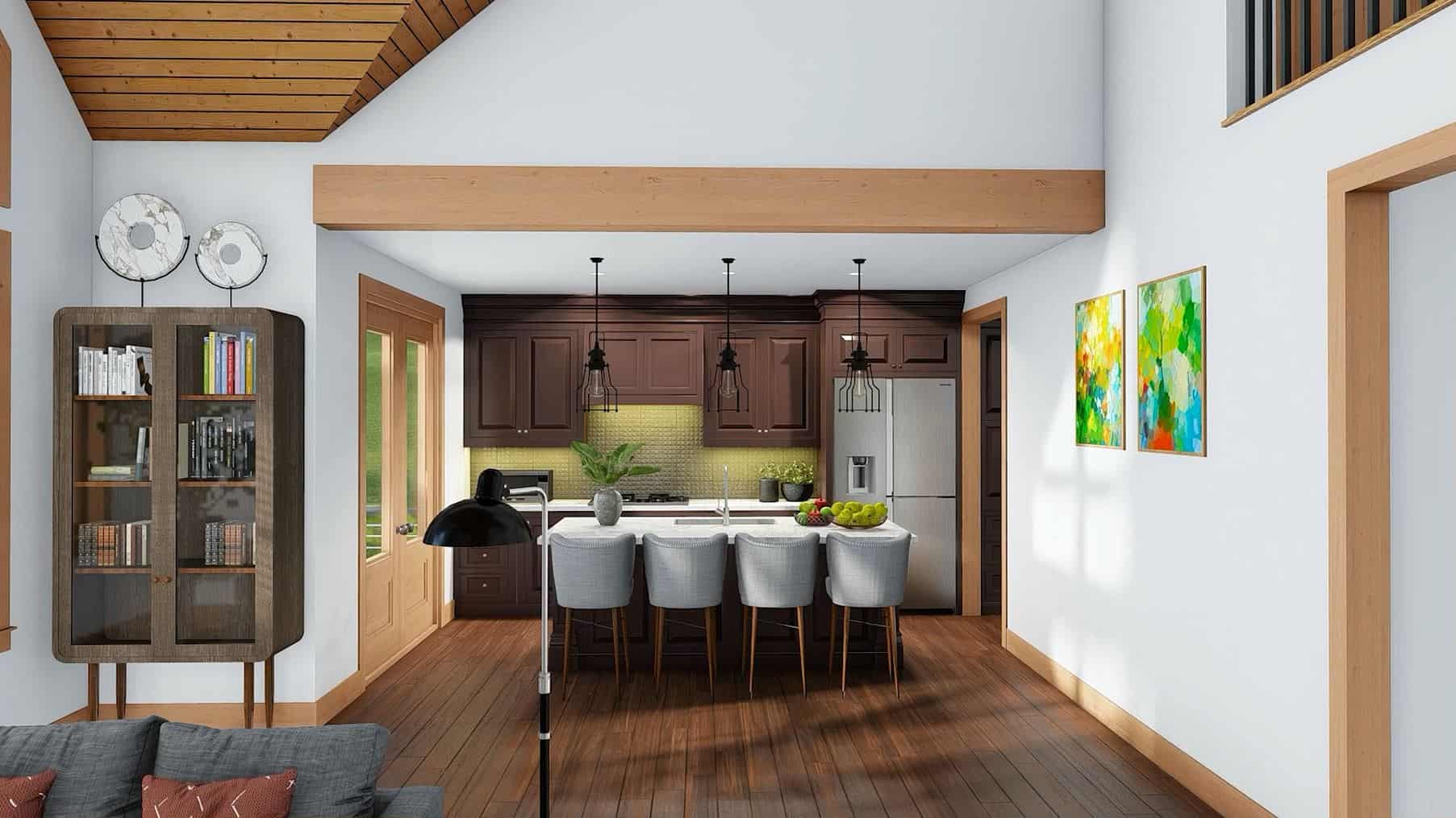 Kitchen of this 3-Bedroom,2081 Sq Ft Plan -196-1942