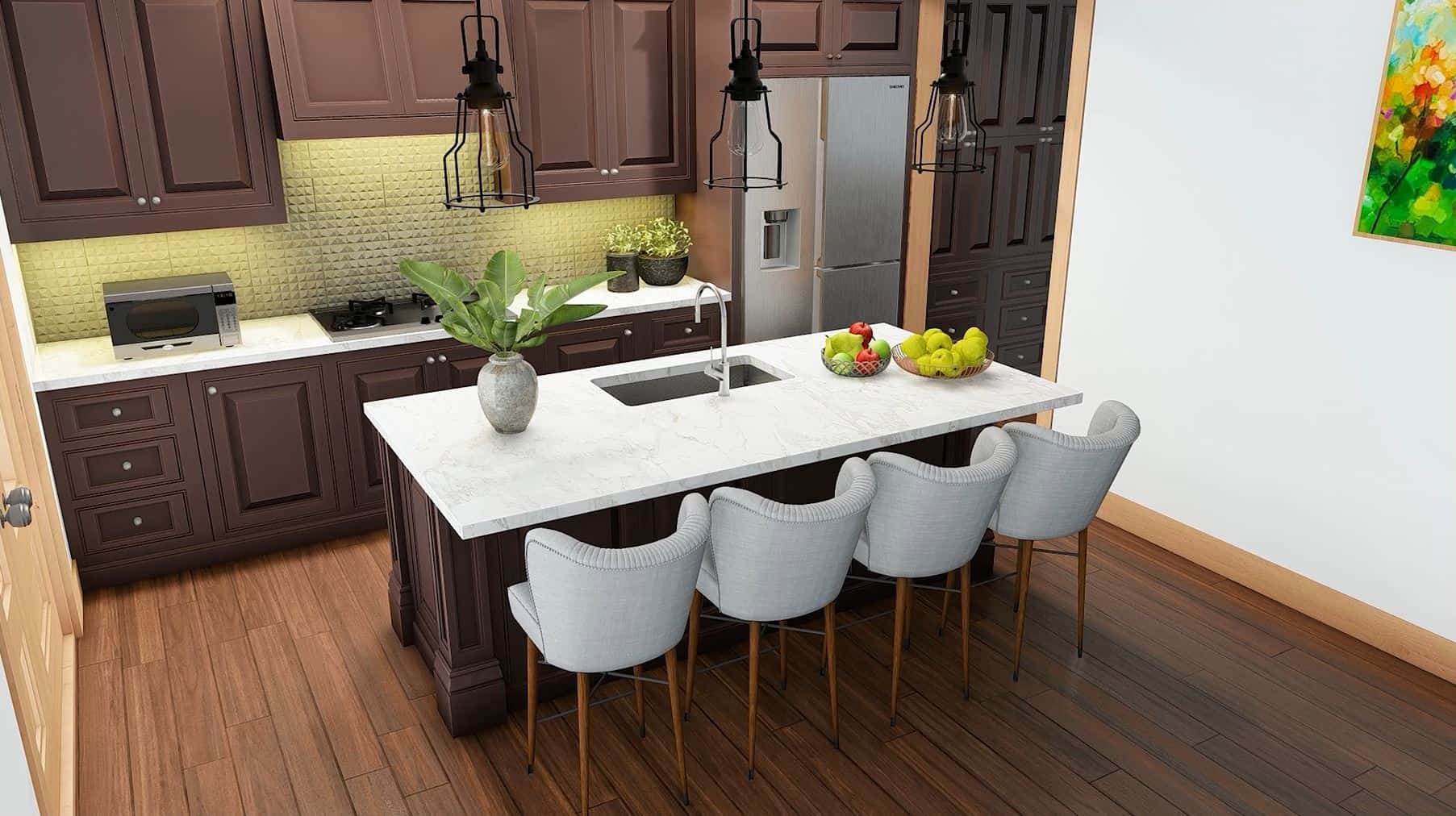 Kitchen of this 3-Bedroom,2081 Sq Ft Plan -196-1942
