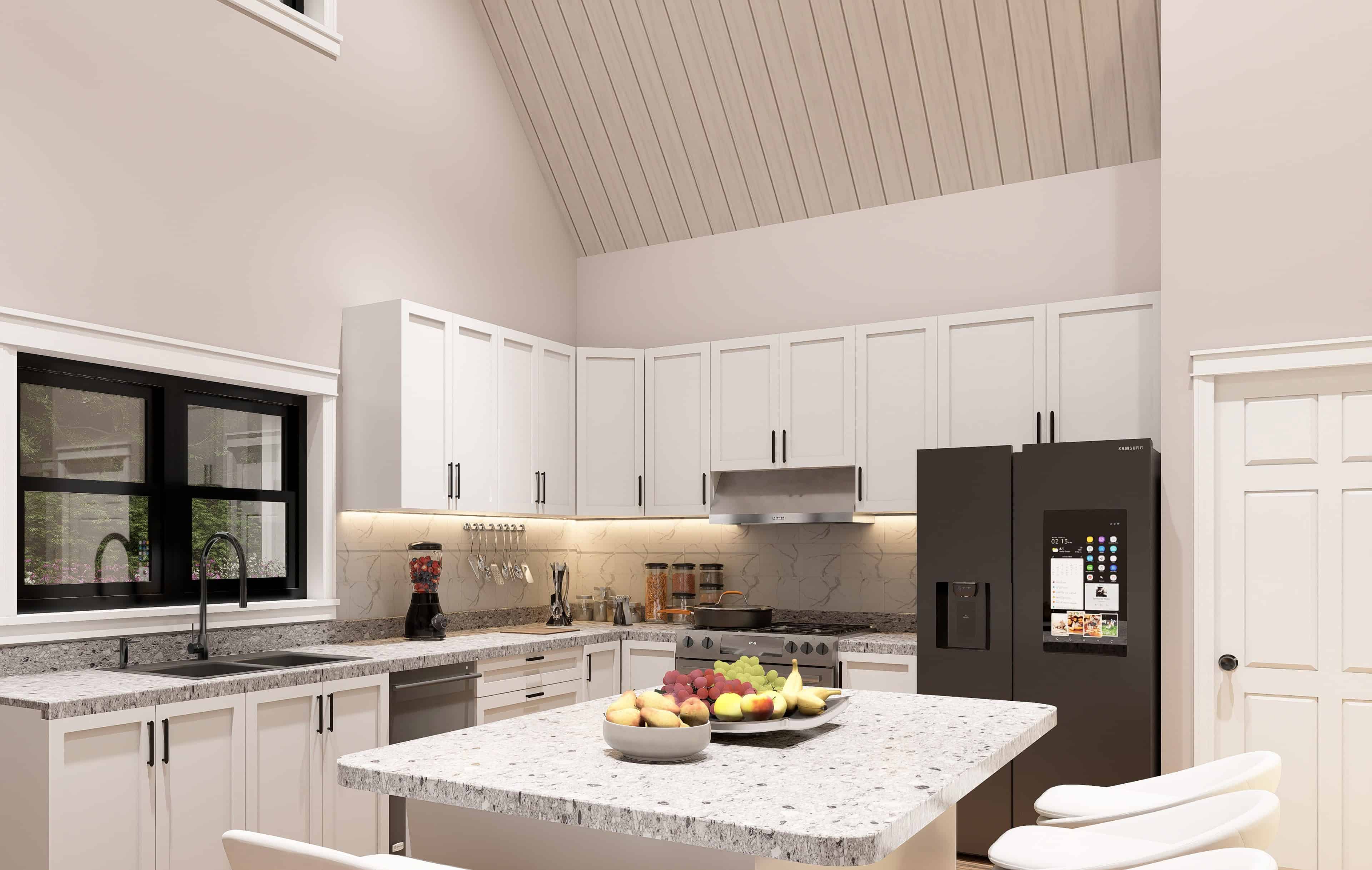 Kitchen of this 2-Bedroom,1500 Sq Ft Plan -196-1946