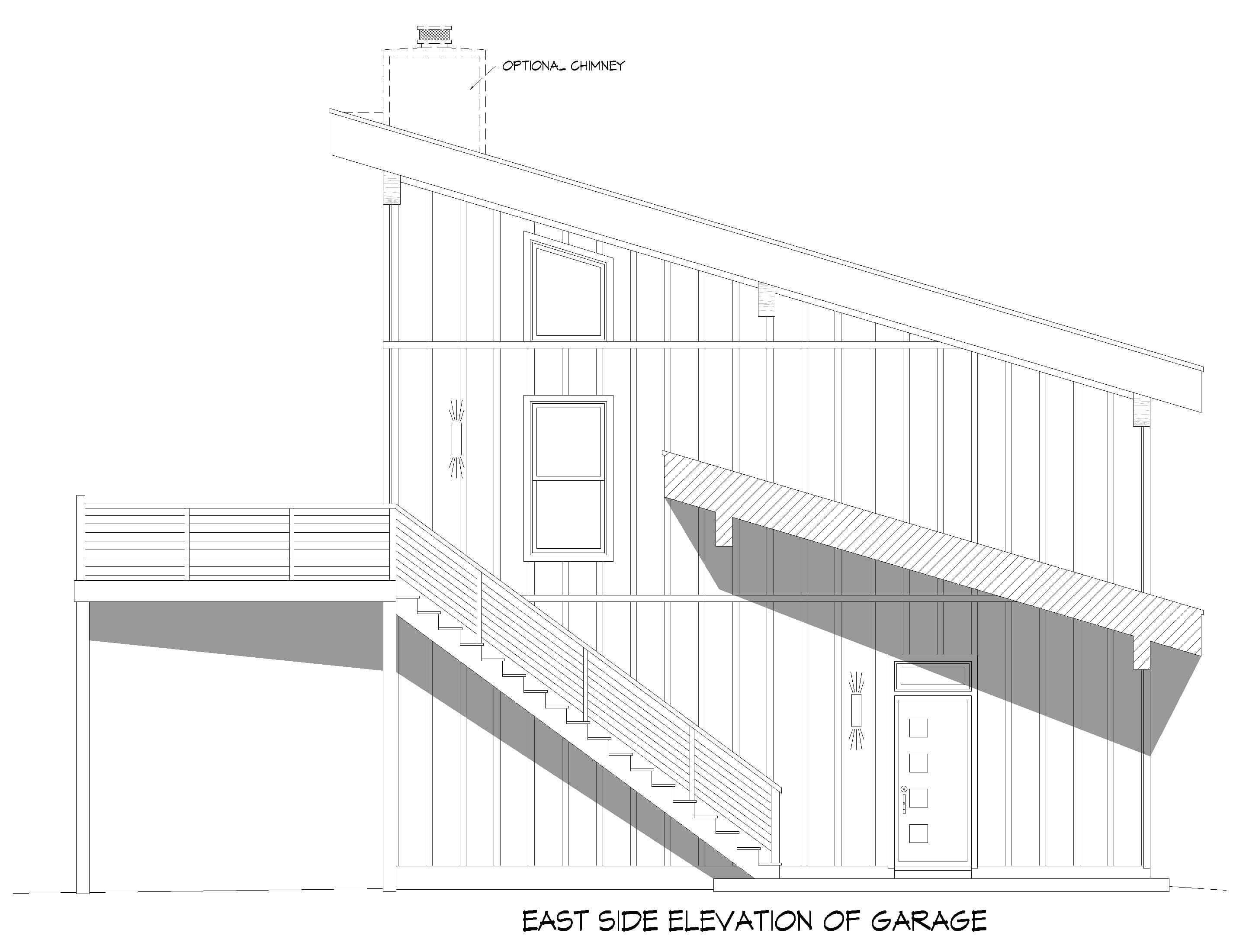 Home Plan Right Elevation of this 4-Bedroom,4172 Sq Ft Plan -196-1947