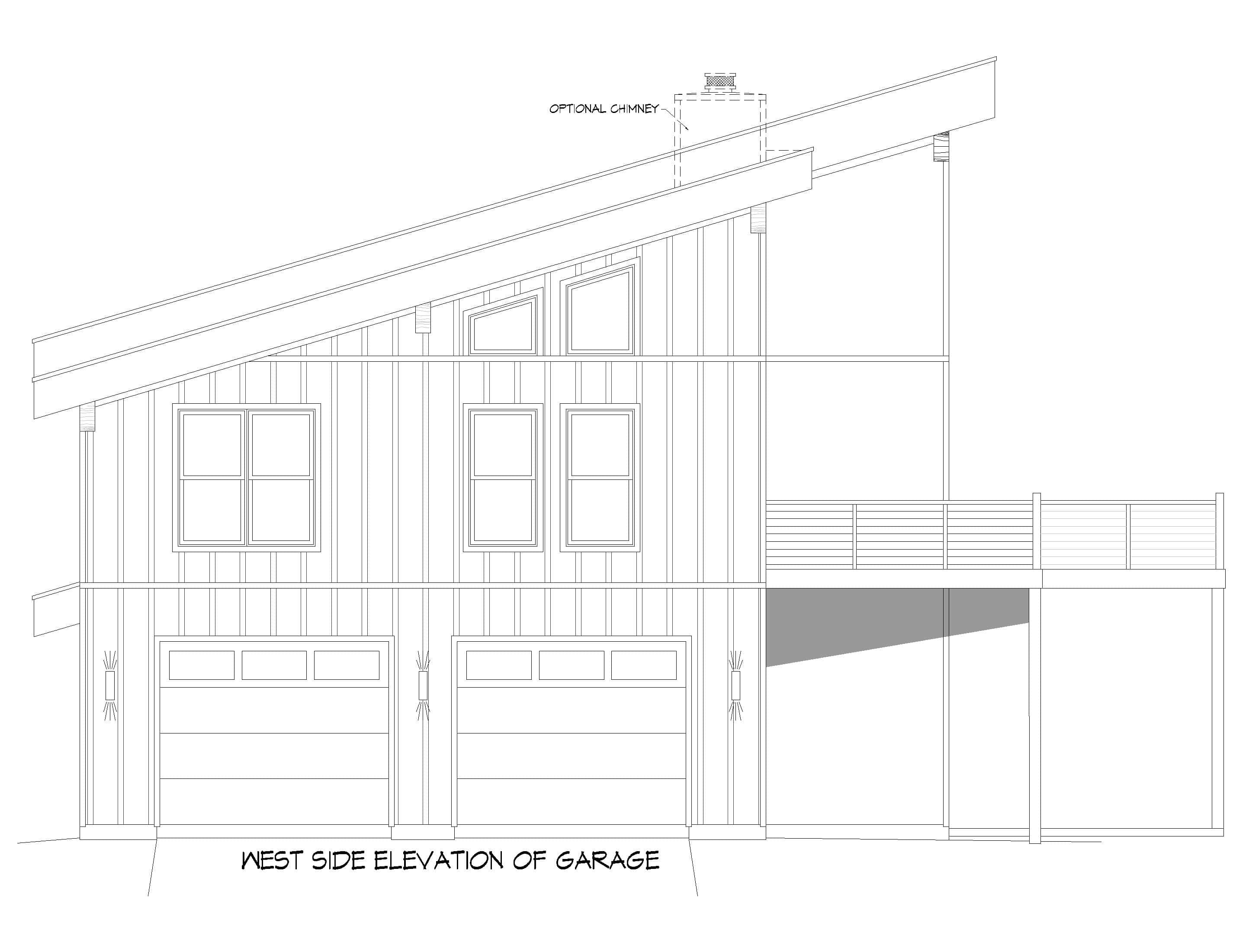 Home Plan Right Elevation of this 4-Bedroom,4172 Sq Ft Plan -196-1947