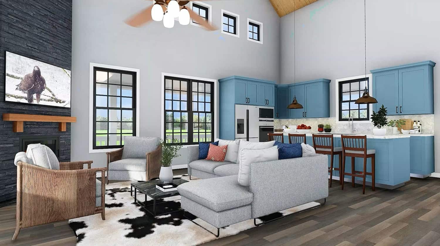 Great Room of this 3-Bedroom,2466 Sq Ft Plan -196-1953