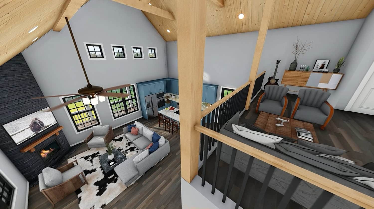 Great Room of this 3-Bedroom,2466 Sq Ft Plan -196-1953