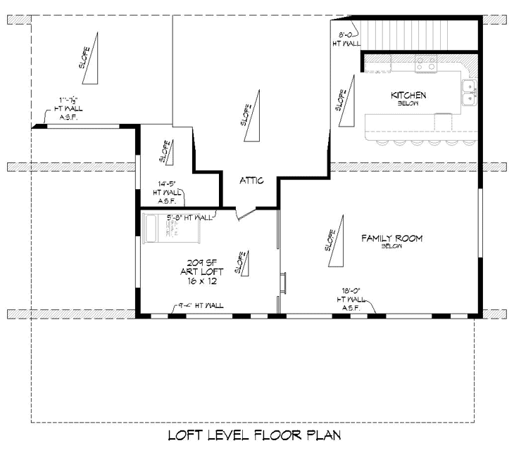 Third Story of Modern Plan #196-1968