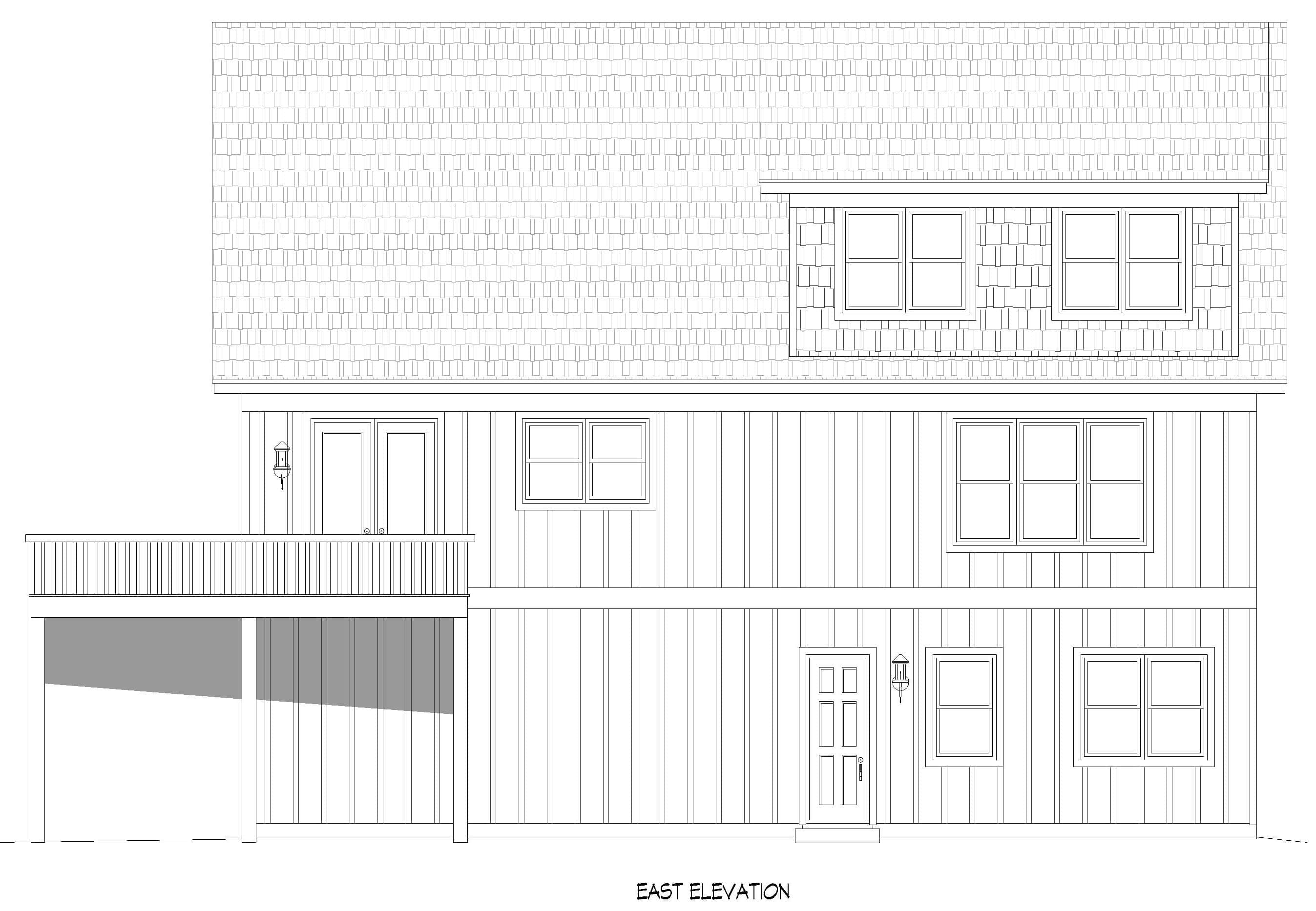 Home Plan Right Elevation of this 3-Bedroom,4005 Sq Ft Plan -196-1984