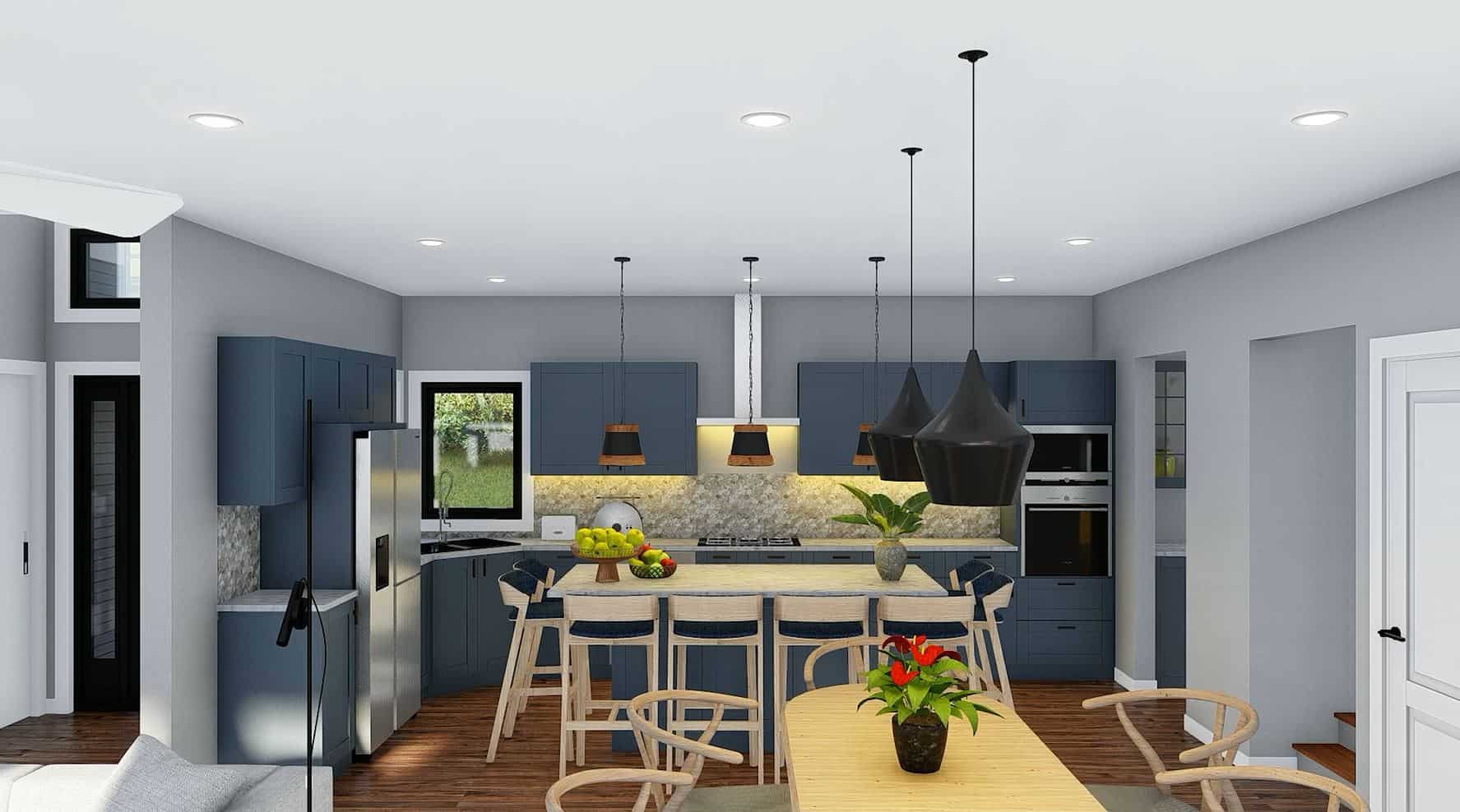 Kitchen of this 4-Bedroom,2668 Sq Ft Plan -196-1998