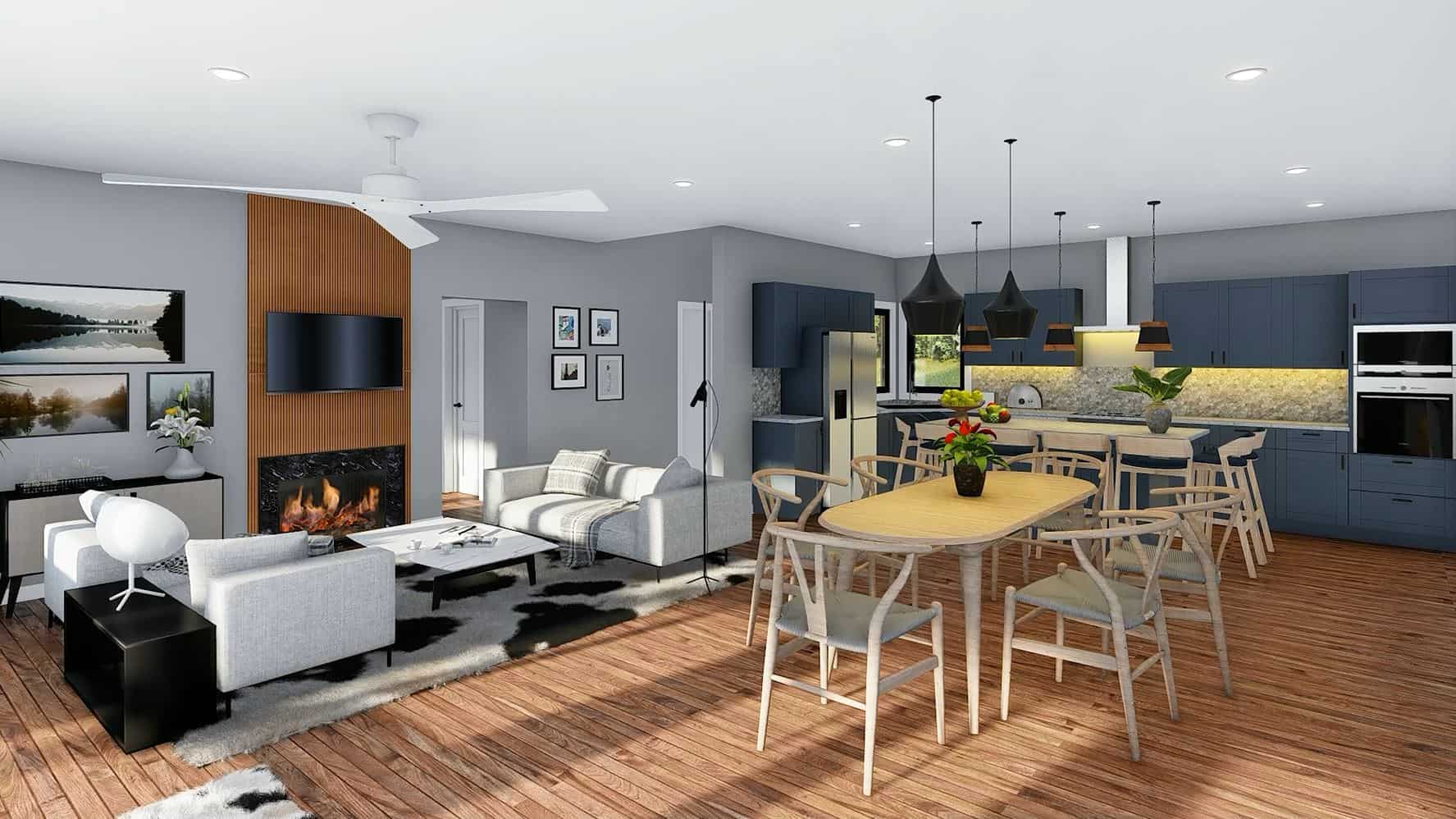 Great Room of this 4-Bedroom,2668 Sq Ft Plan -196-1998