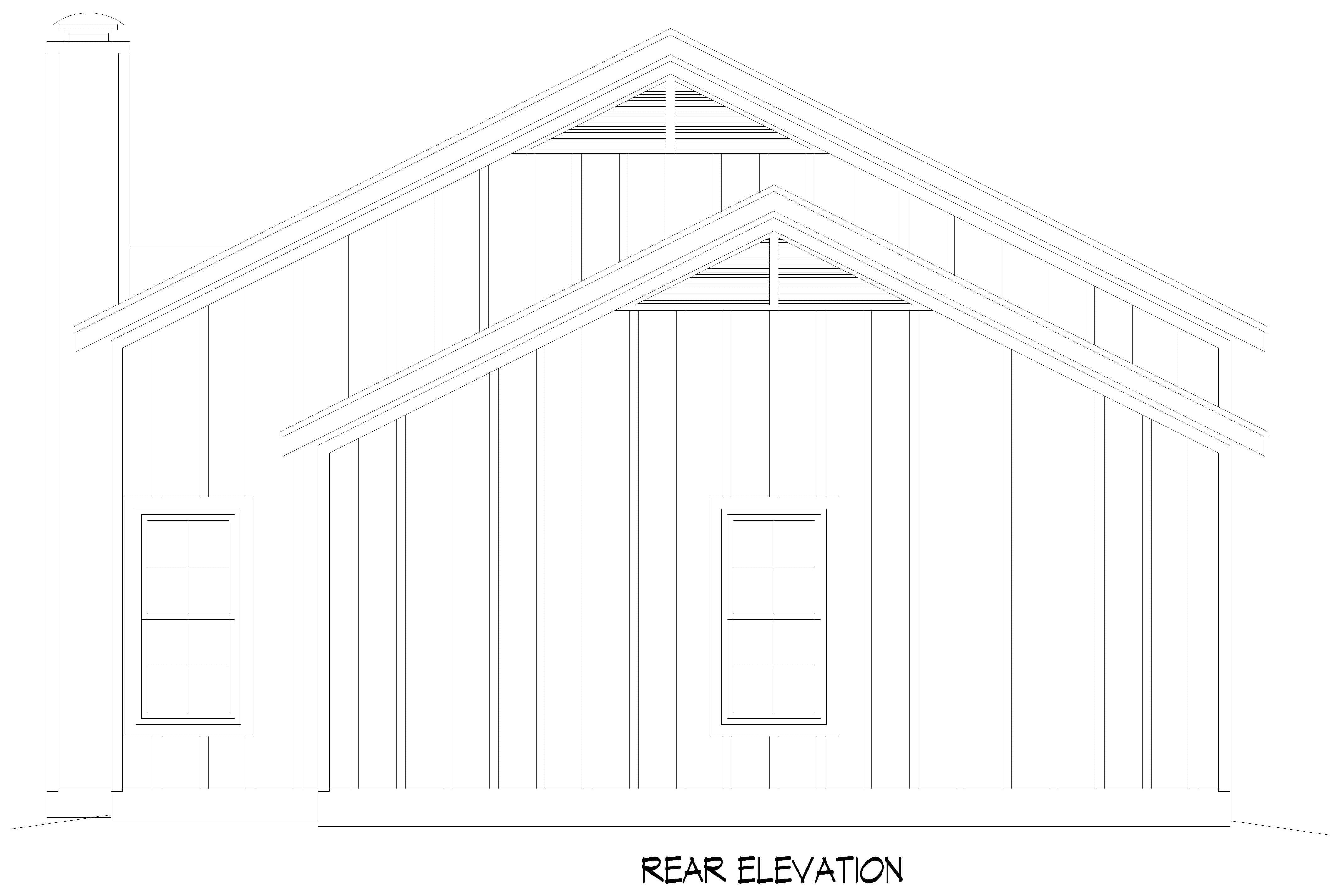 Home Plan Front Elevation of this 4-Bedroom,2137 Sq Ft Plan -196-2011