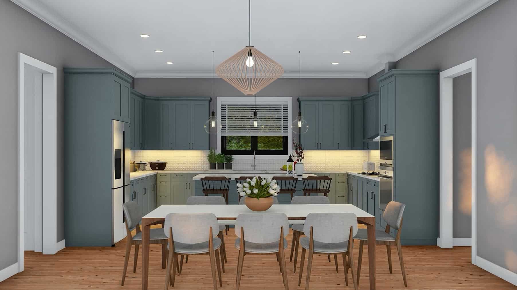 Kitchen of this 3-Bedroom,2332 Sq Ft Plan -196-2013