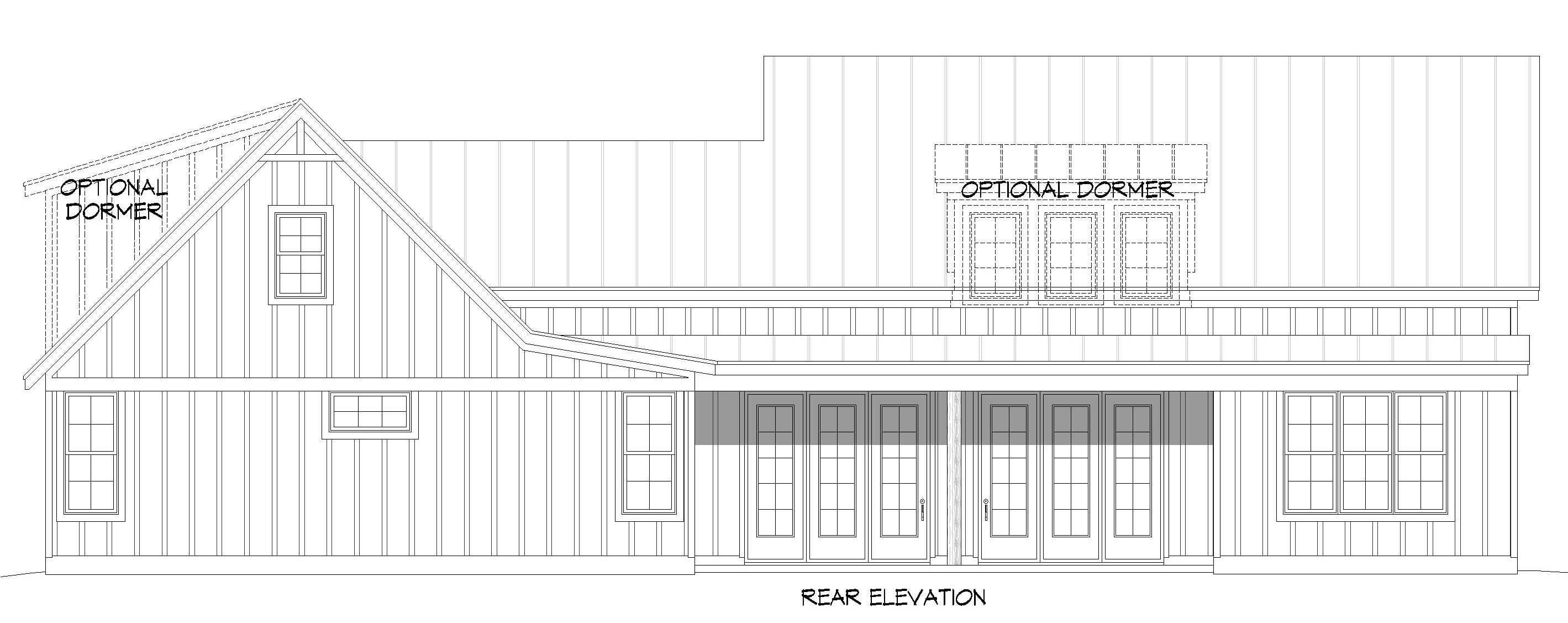 Home Plan Front Elevation of this 3-Bedroom,2398 Sq Ft Plan -196-2015